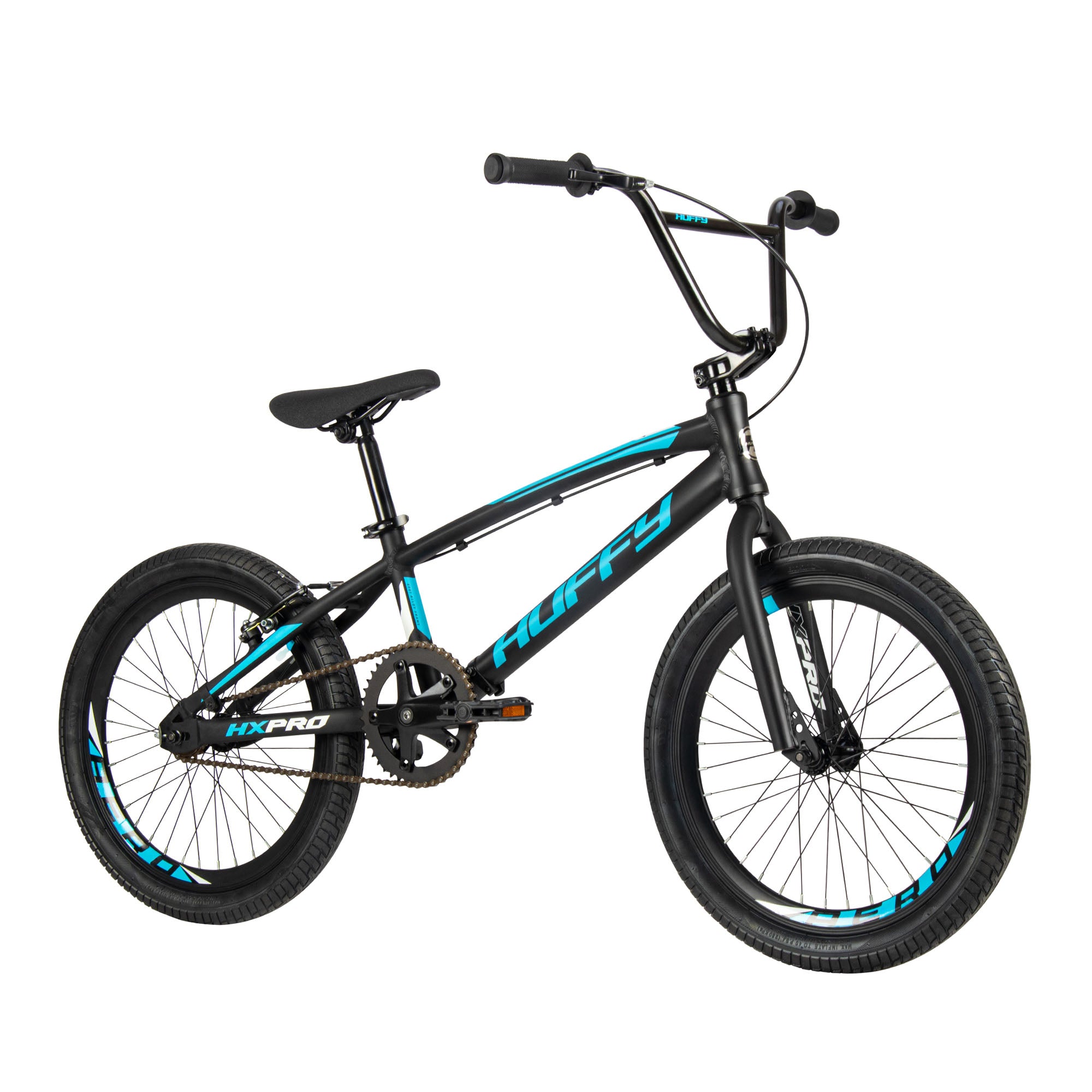 Huffy HX Pro Racer 20-inch Aluminum BMX Race Bike - Black/Blue