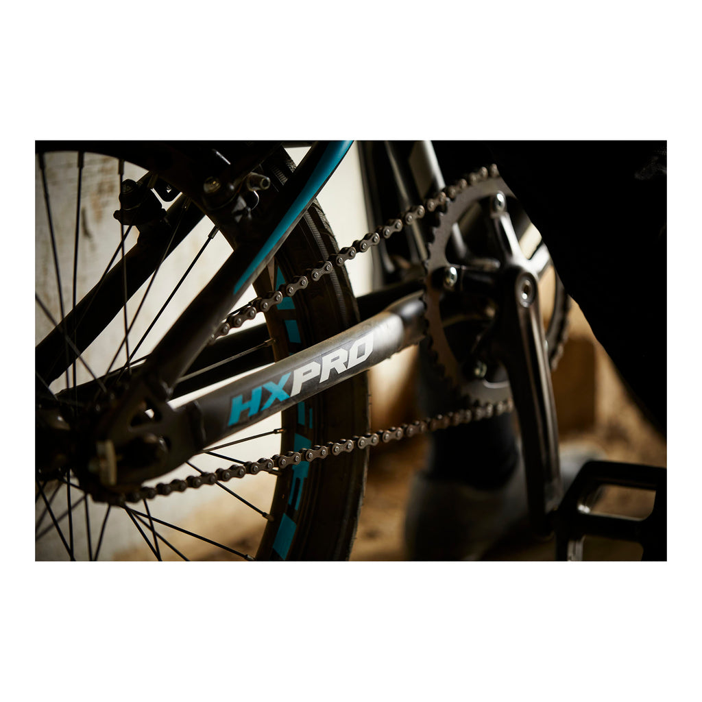 Huffy HX Pro Racer 20-inch Aluminum BMX Race Bike - Black/Blue