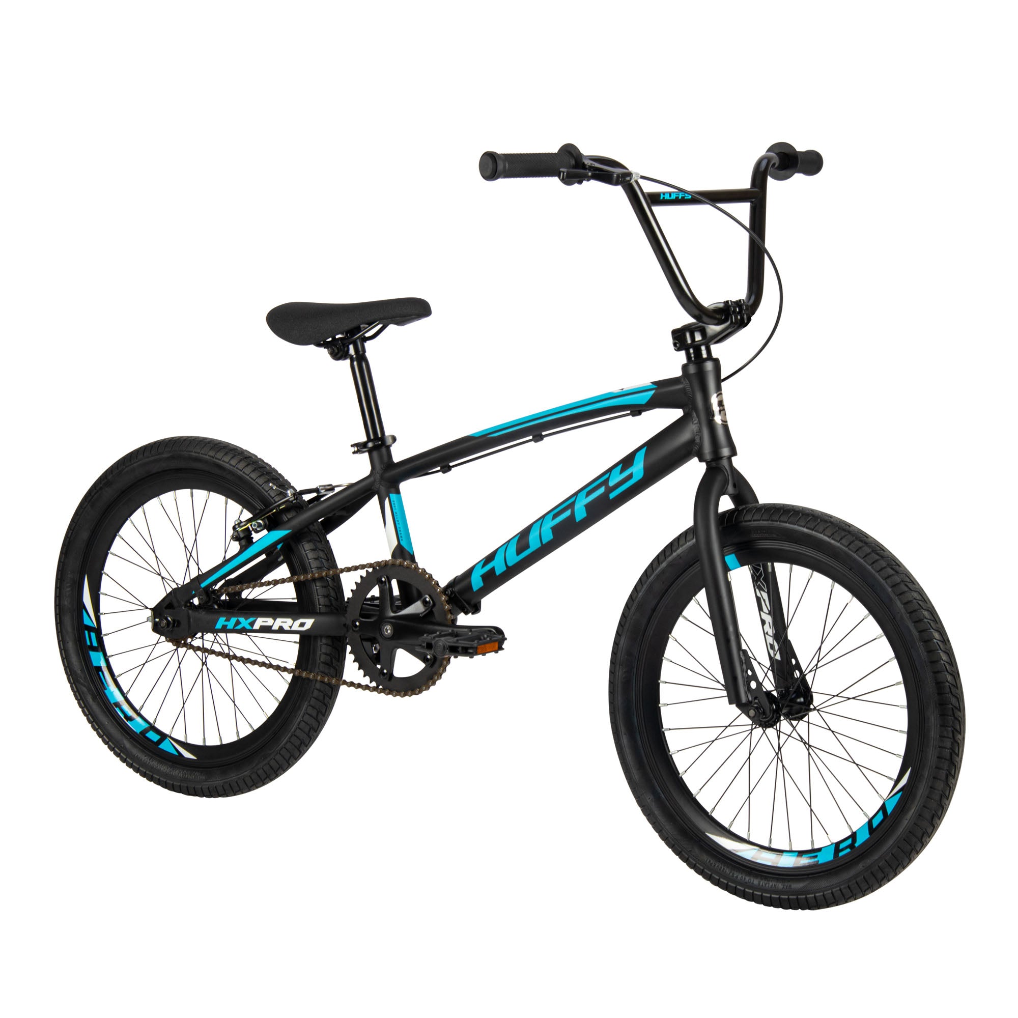 Huffy HX Pro Racer 20-inch Aluminum BMX Race Bike - Black/Blue