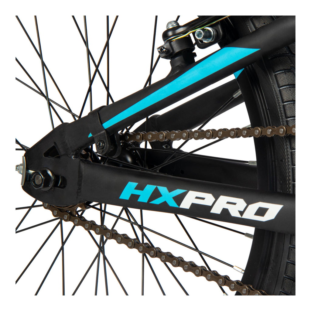 Huffy HX Pro Racer 20-inch Aluminum BMX Race Bike - Black/Blue