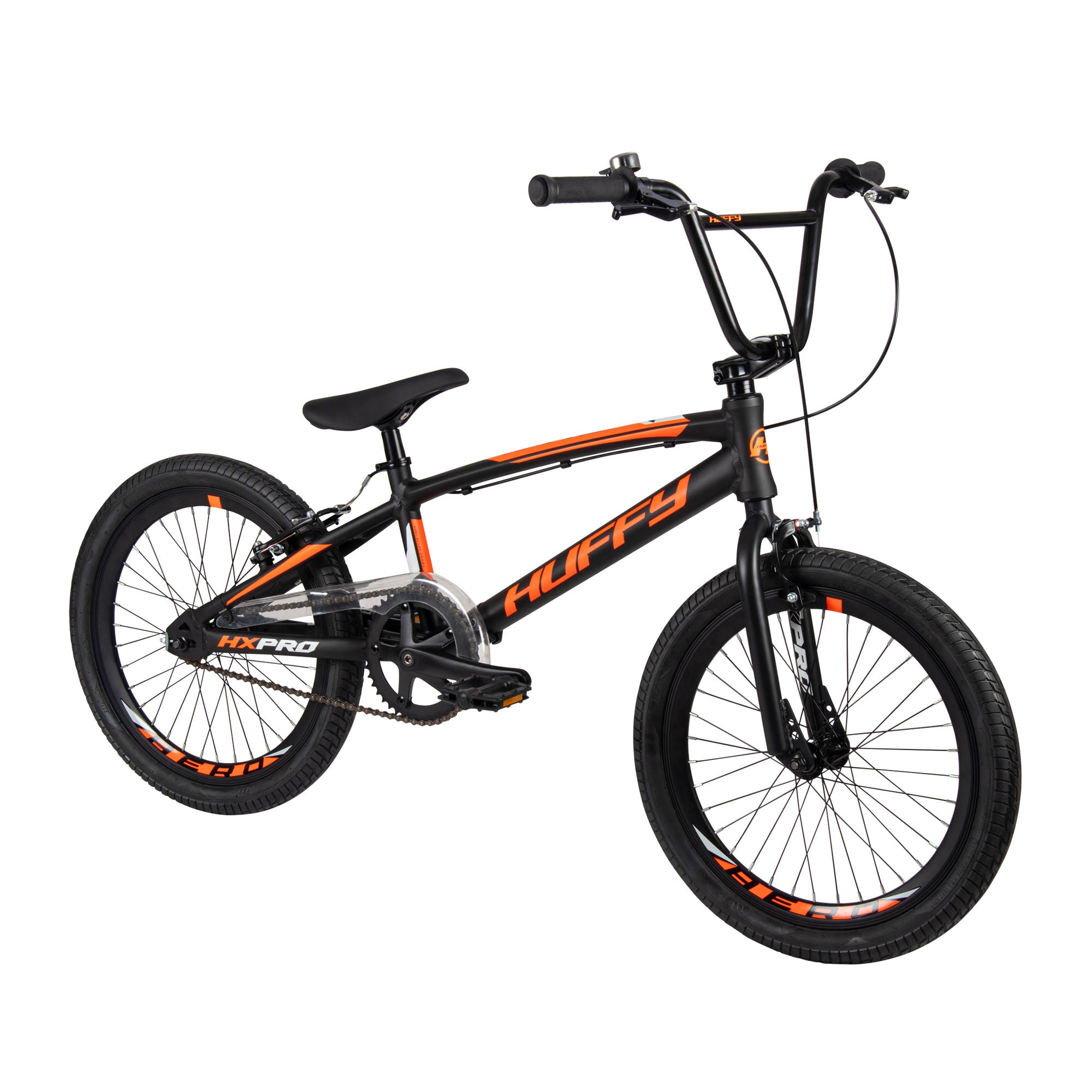 Huffy HX Pro Racer 20-inch Aluminum BMX Race Bike - Black/Orange