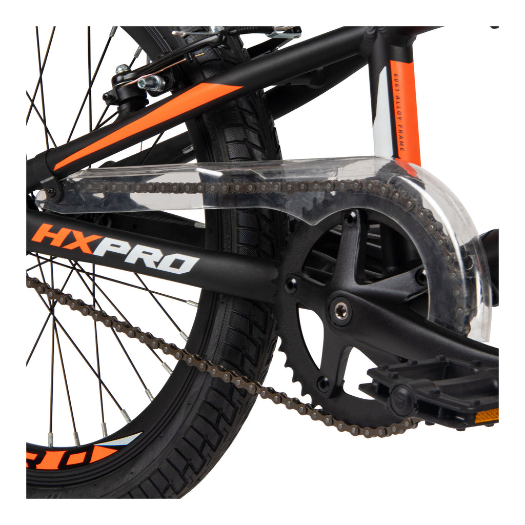 Huffy HX Pro Racer 20-inch Aluminum BMX Race Bike - Black/Orange