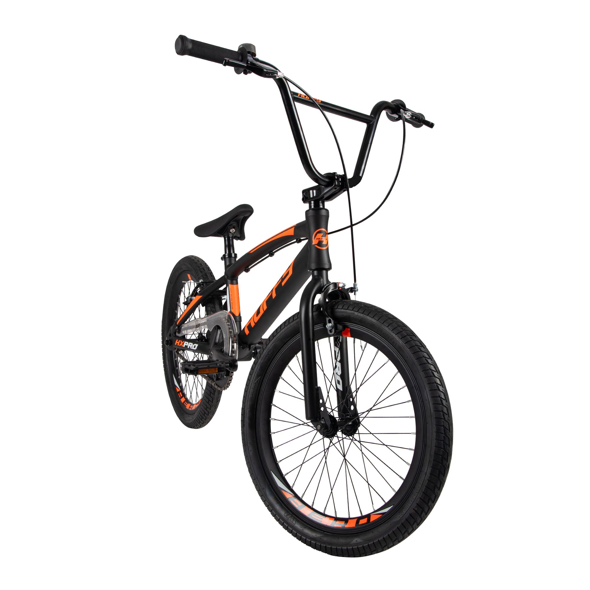 Huffy HX Pro Racer 20-inch Aluminum BMX Race Bike - Black/Orange