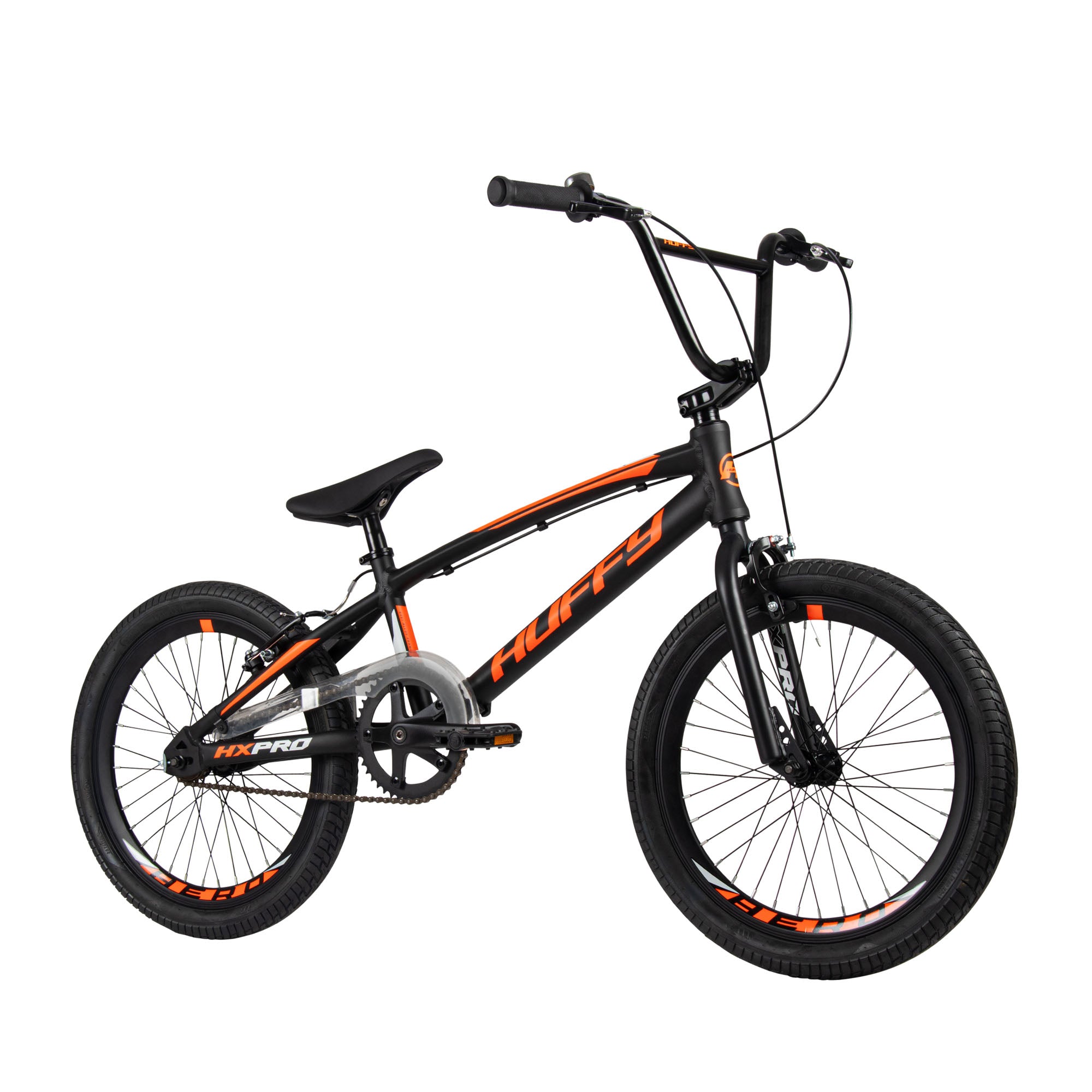 Huffy HX Pro Racer 20-inch Aluminum BMX Race Bike - Black/Orange