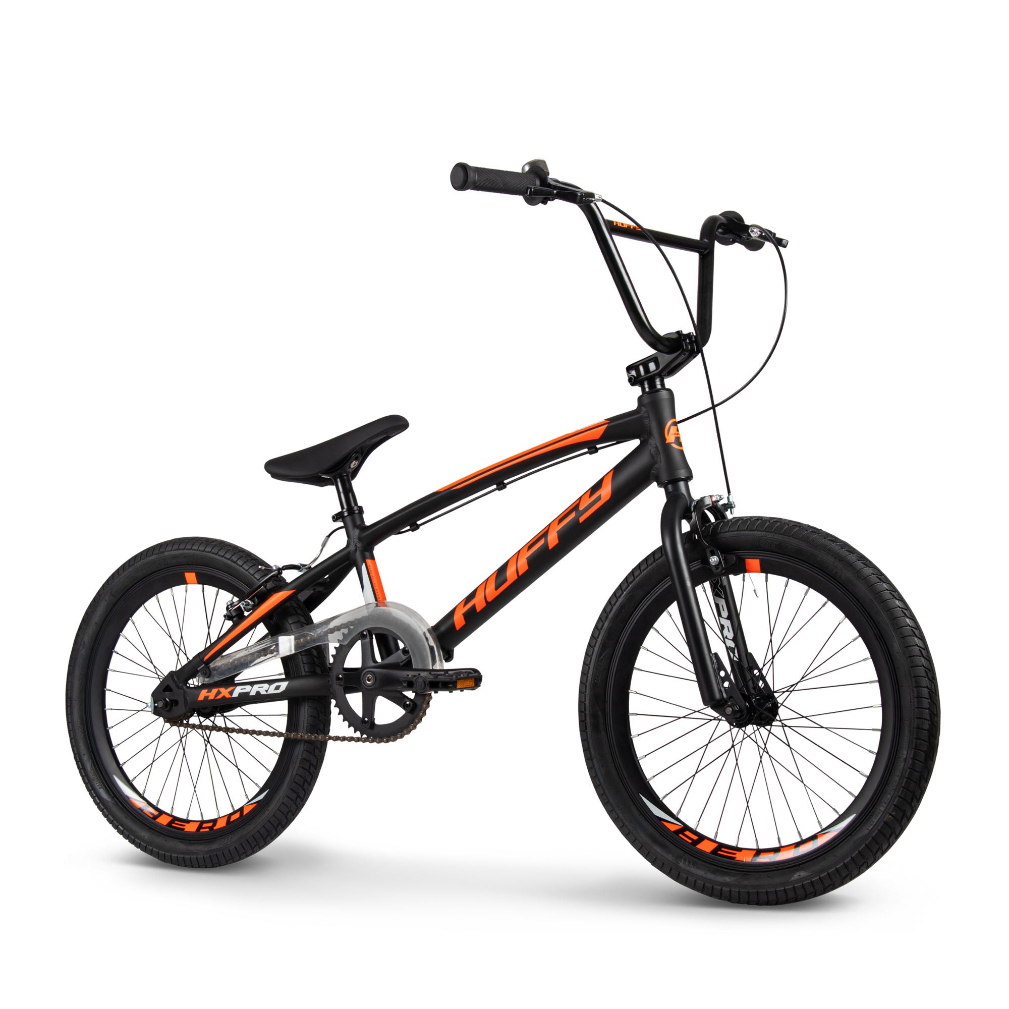 Huffy HX Pro Racer 20-inch Aluminum BMX Race Bike - Black/Orange