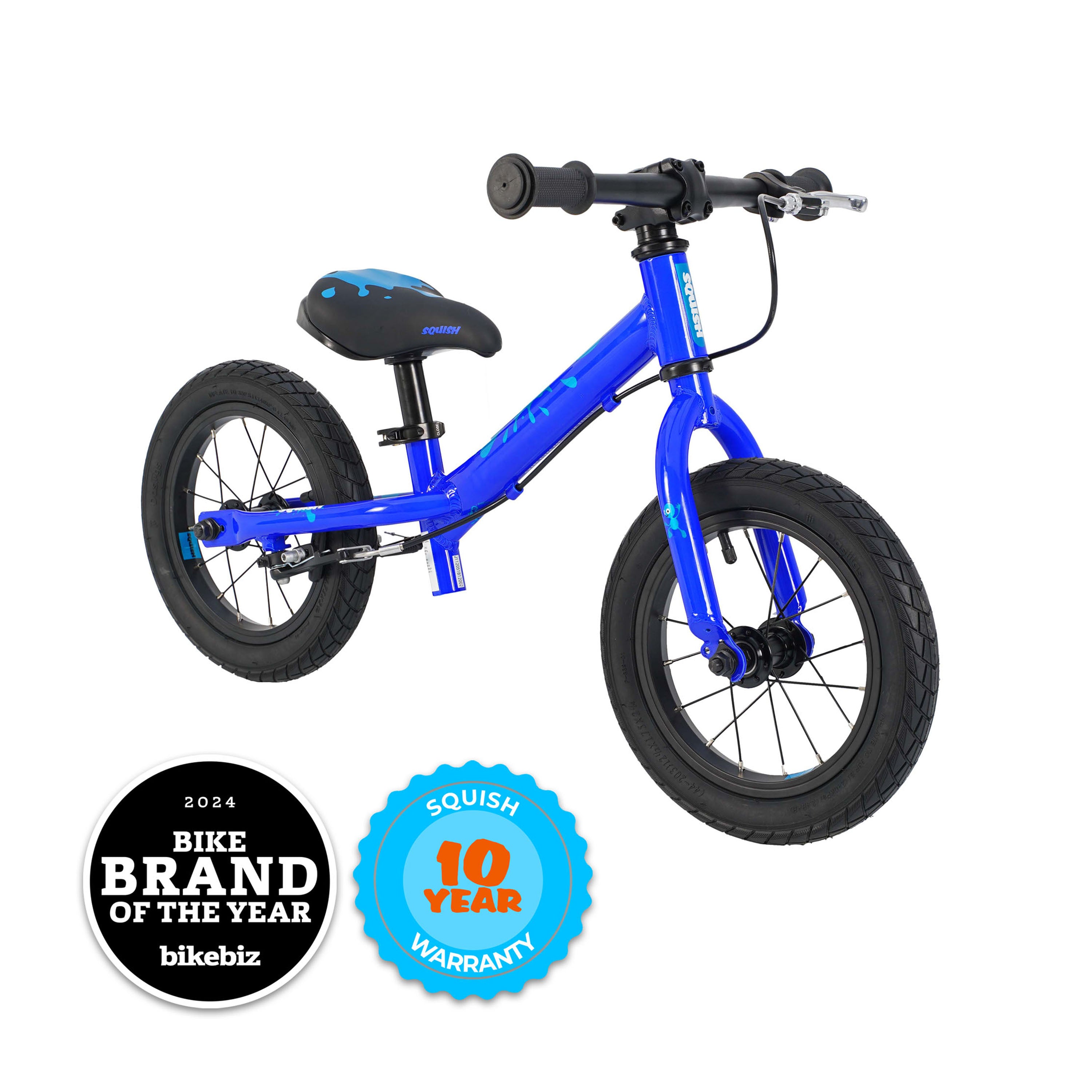Squish 12-inch Kids Balance Bike - Blue