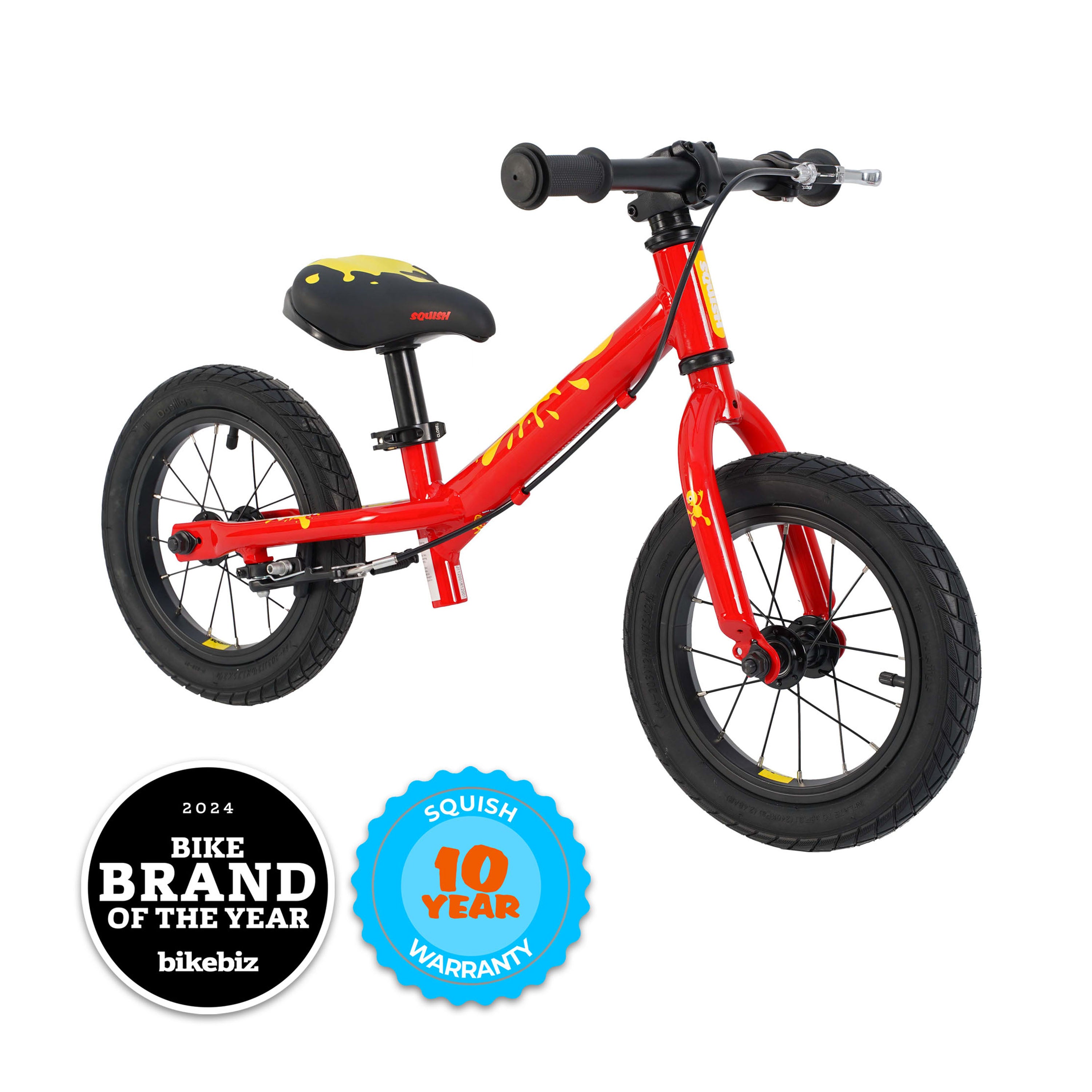 Squish 12-inch Kids Balance Bike - Red
