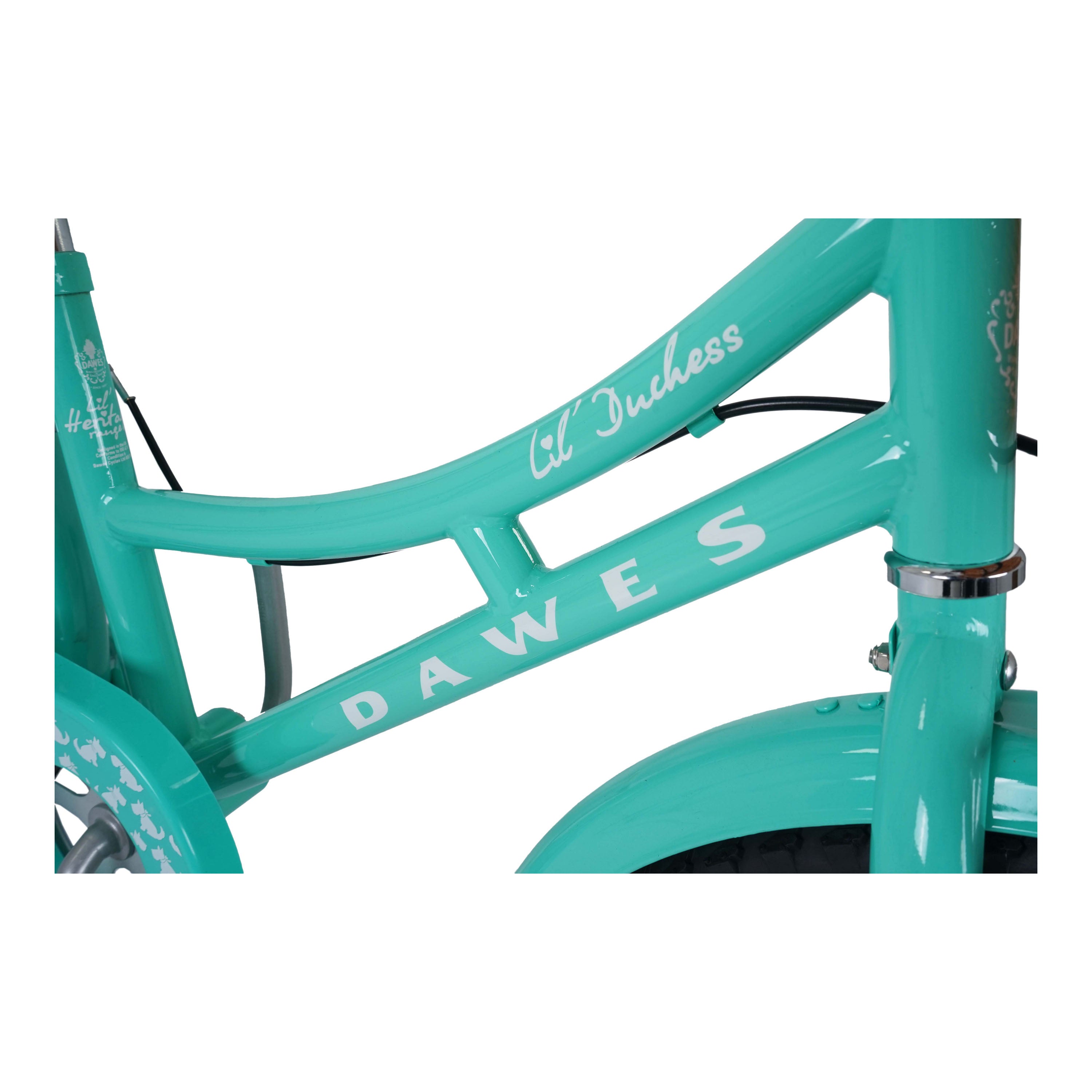 Dawes 18-inch Lil Duchess Kids Heritage Bike - Turquoise
