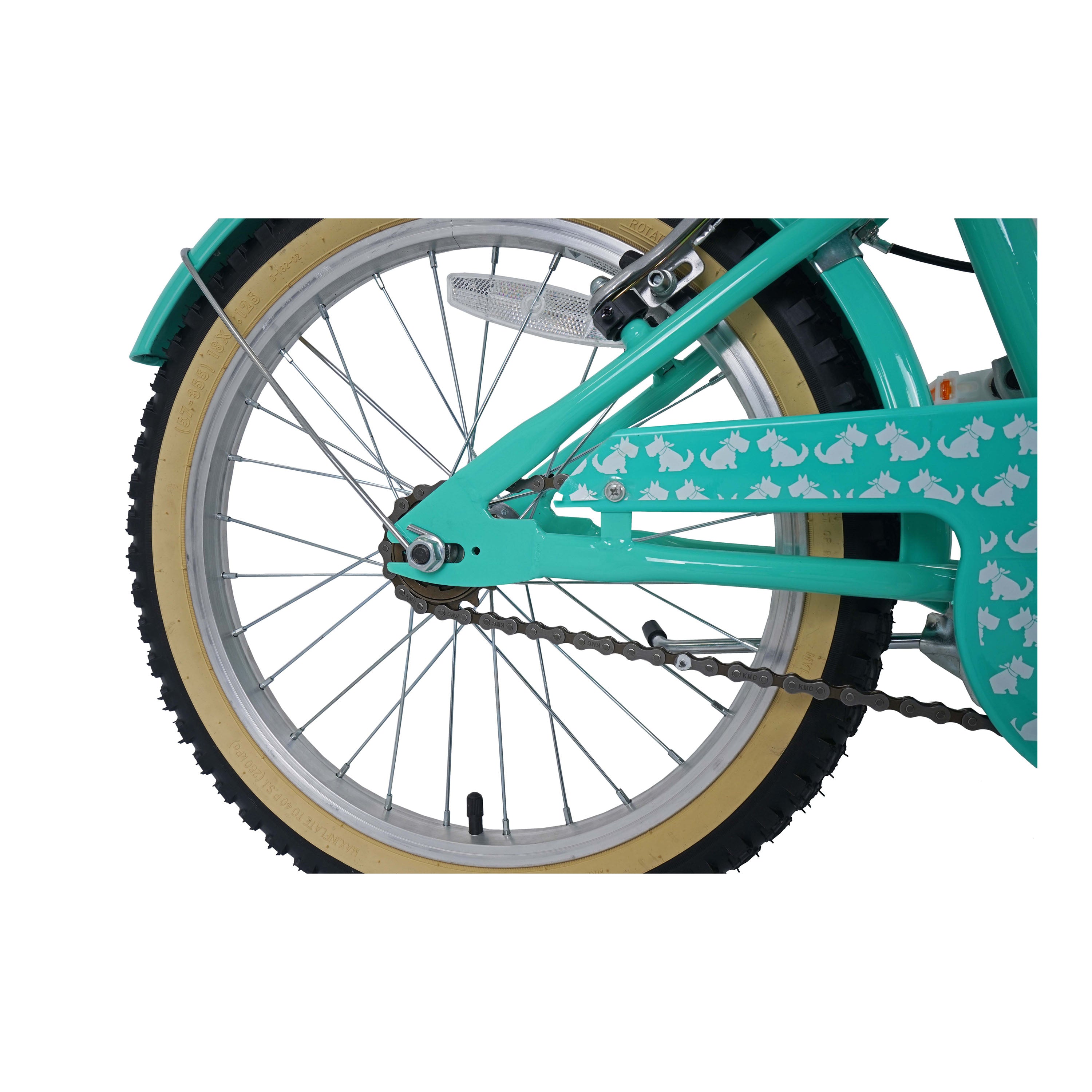 Dawes 18-inch Lil Duchess Kids Heritage Bike - Turquoise