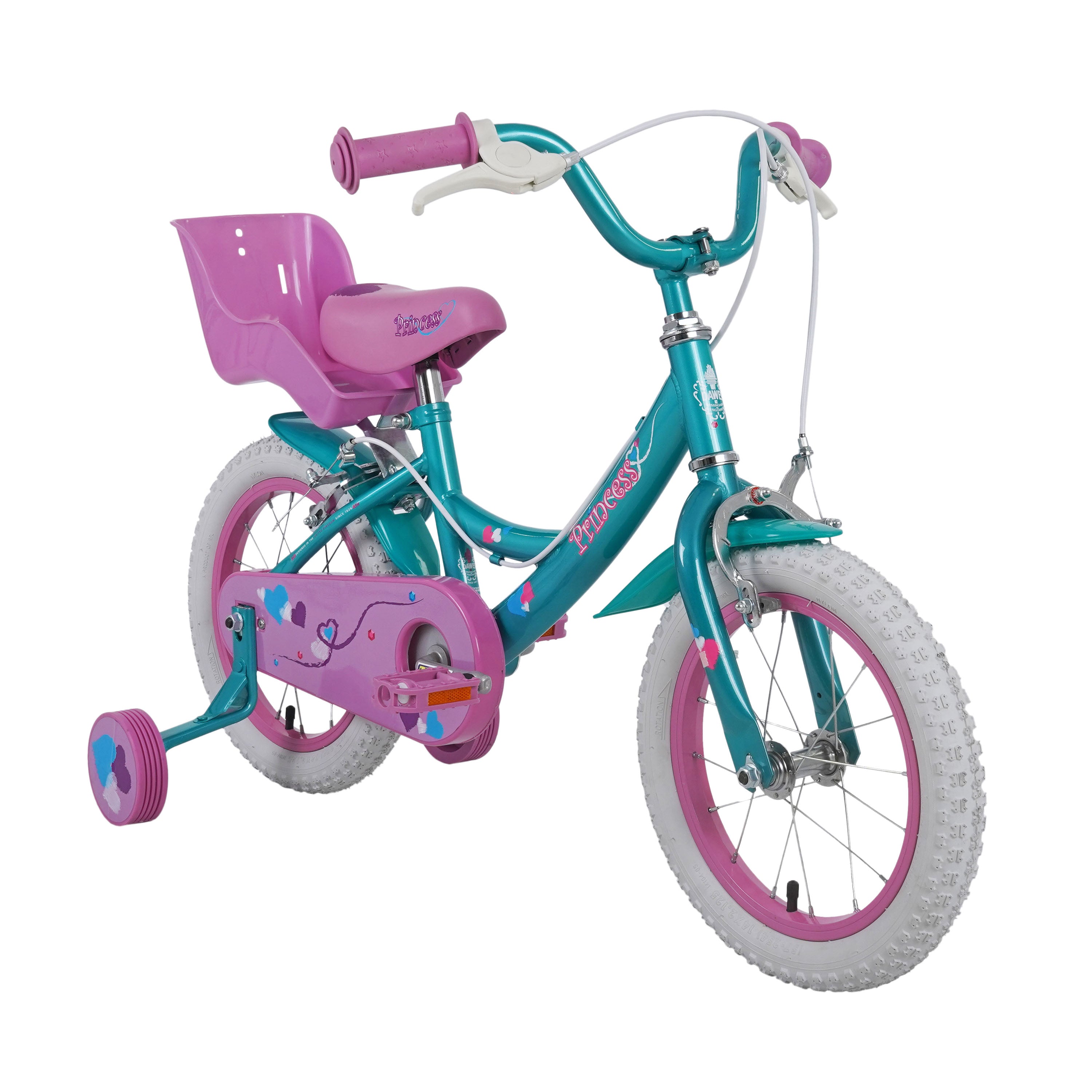 Dawes 14-inch Princess Kids Bike - Mint