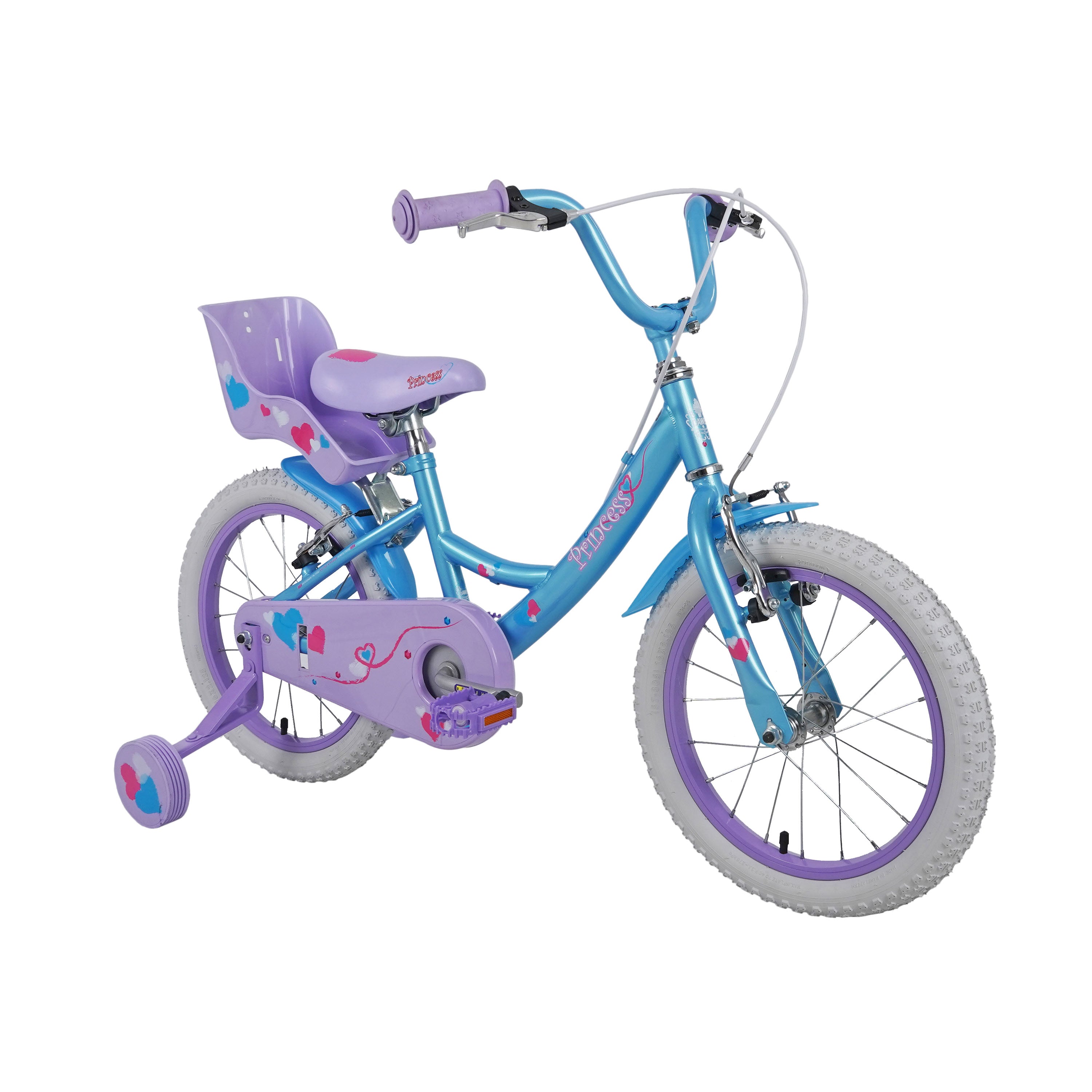 Dawes 16-inch Princess Kids Bike - Light Blue