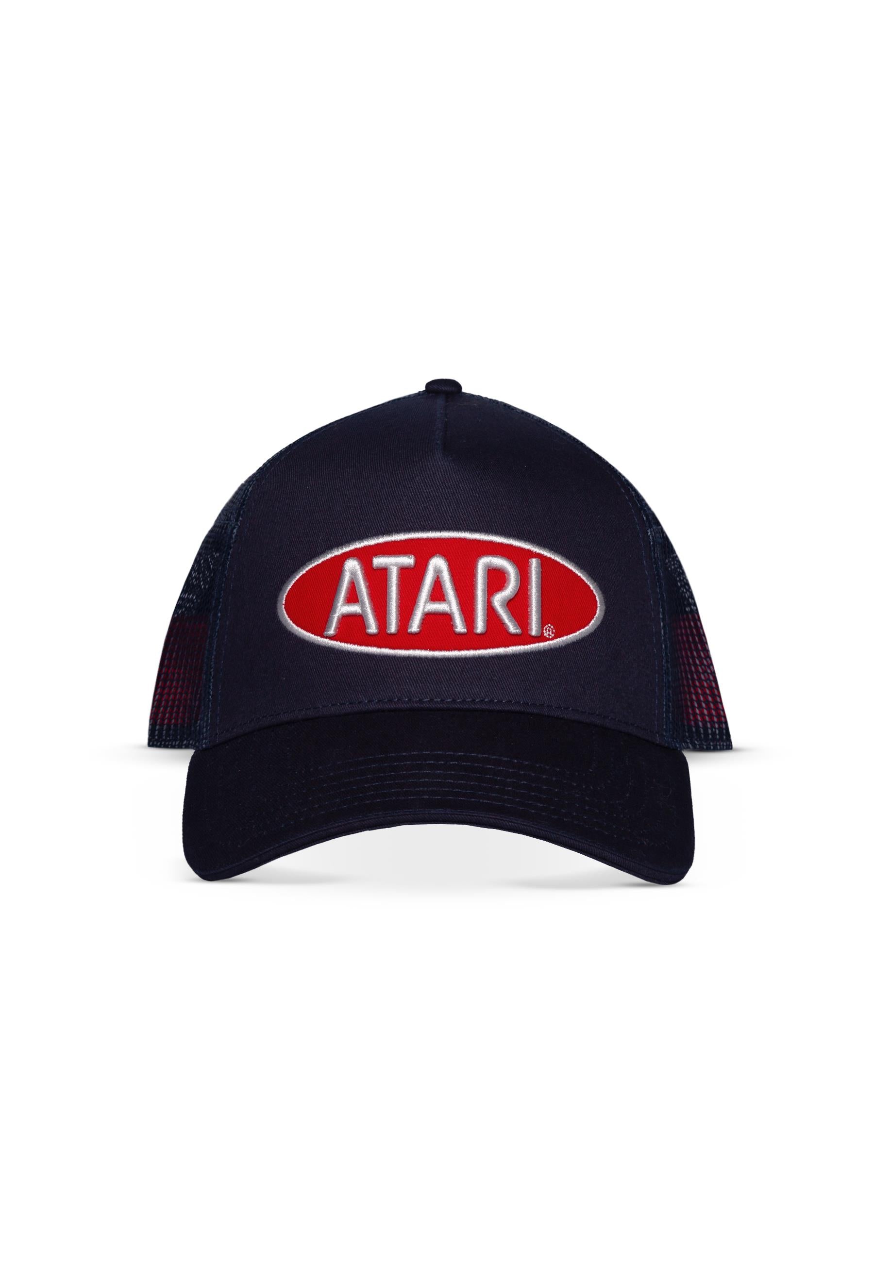 Atari Varsity Logo Patch Seven-Panel Trucker Cap