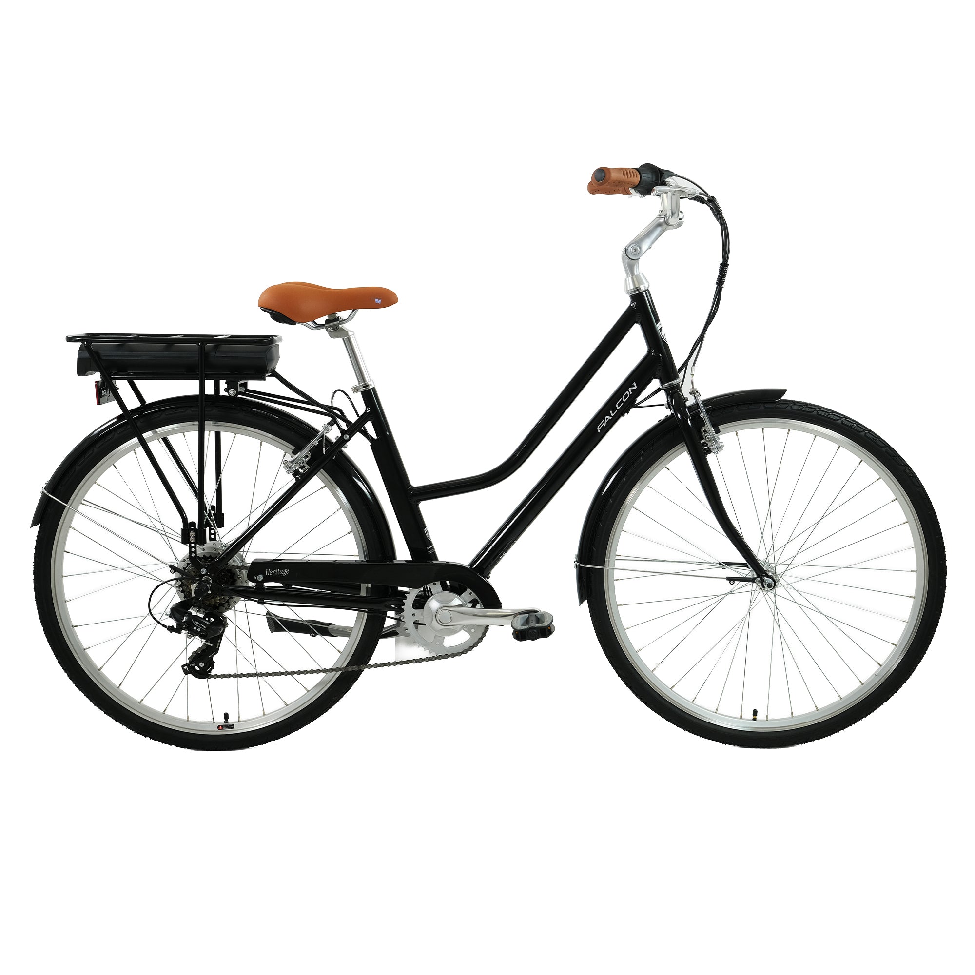 Falcon Heritage Low Step Electric Hybrid Bike