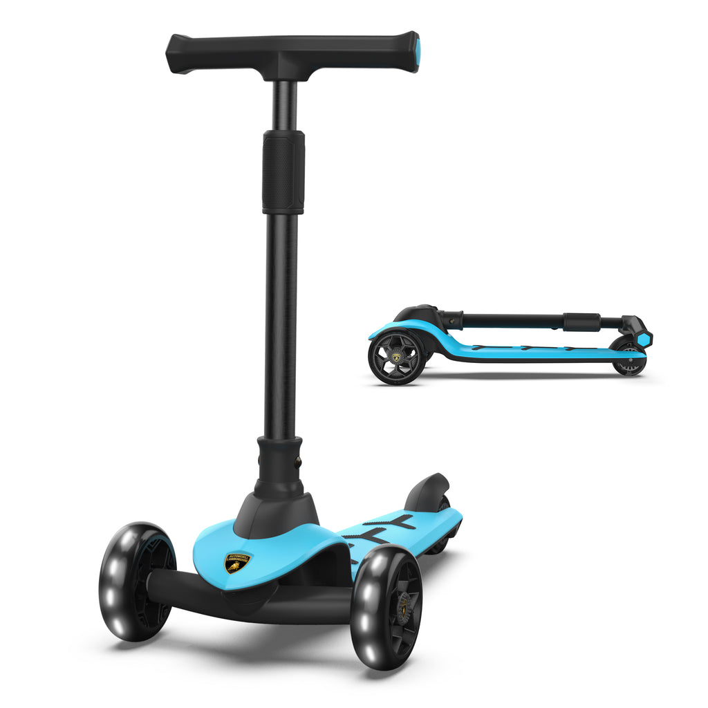 Lamborghini 3 wheel kids scooter - Blue - image 1