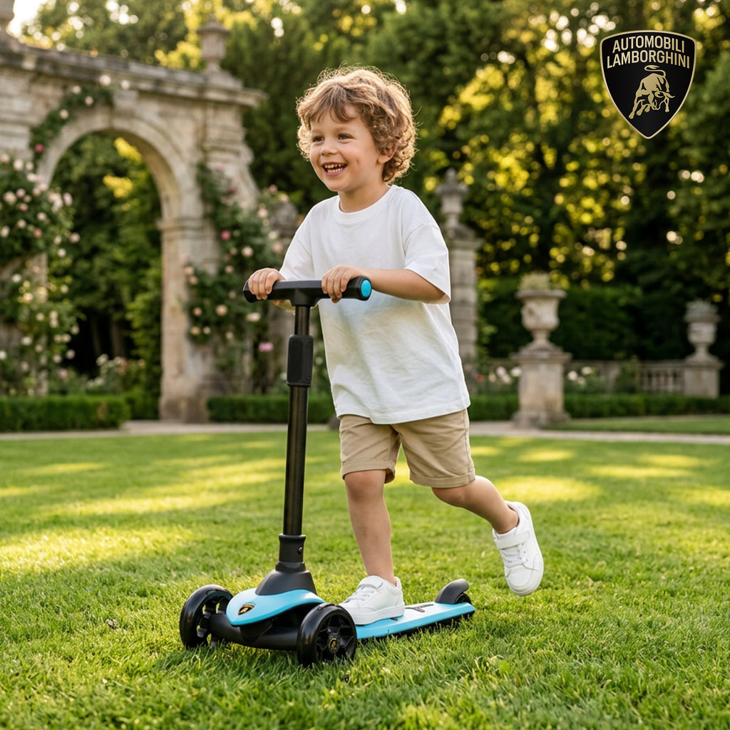 Lamborghini 3 wheel kids scooter - Blue - image 6