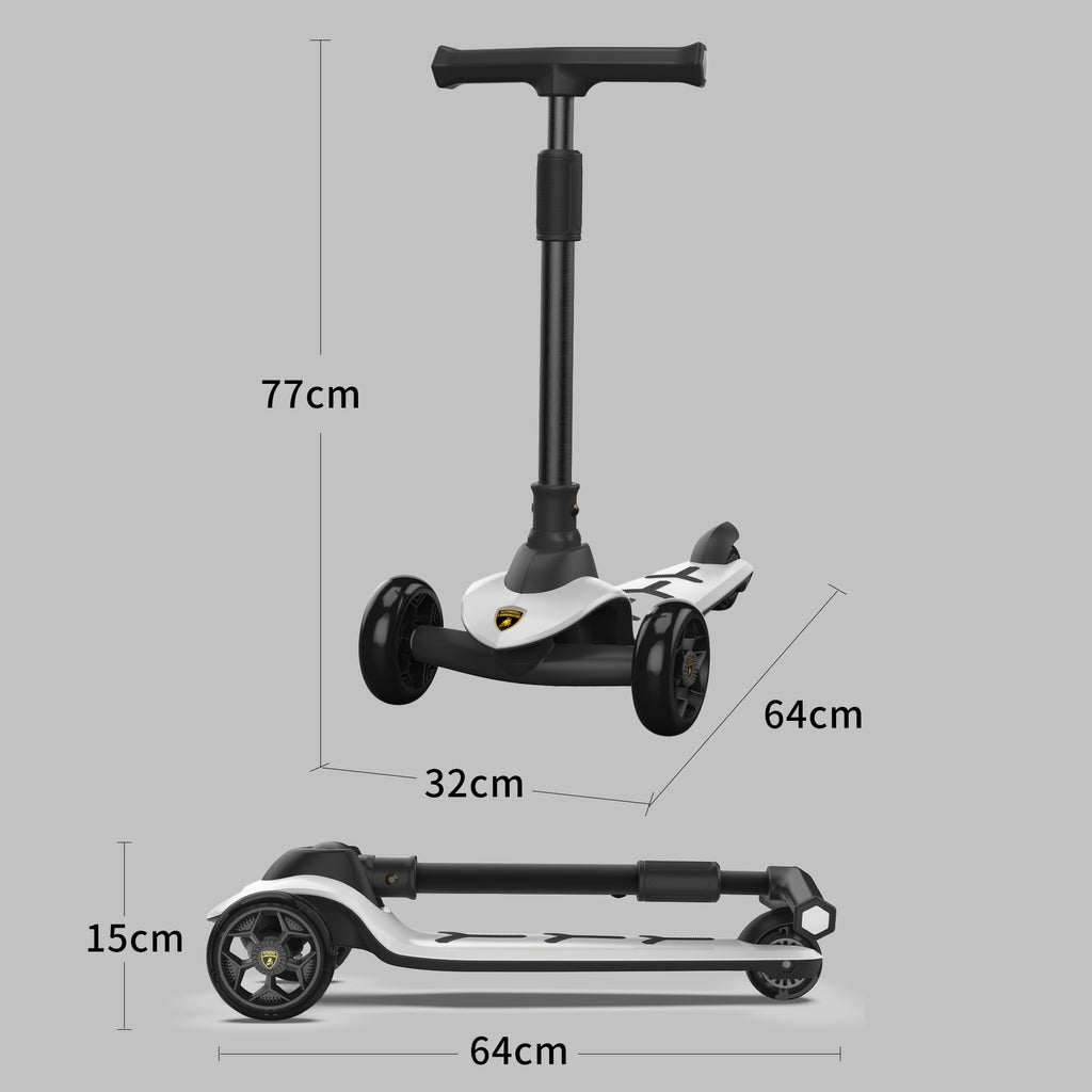 Lamborghini 3 wheel kids scooter - Grey - image 5