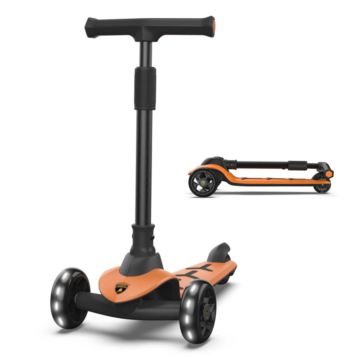 Lamborghini 3 wheel kids scooter - Orange - image 1
