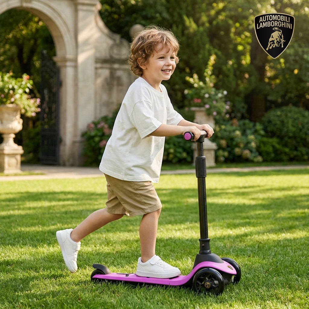 Lamborghini 3 wheel kids scooter - Purple - image 6