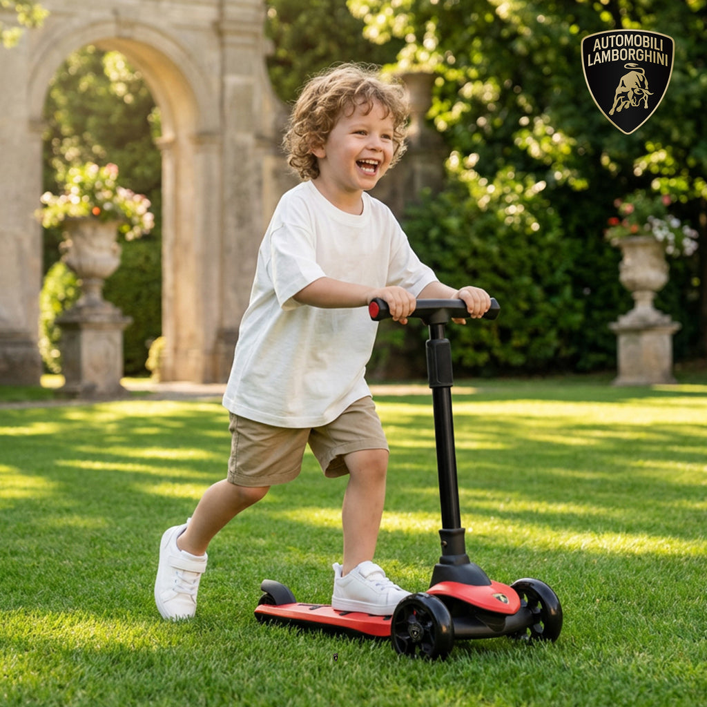 Lamborghini 3 wheel kids scooter - Red - image 6