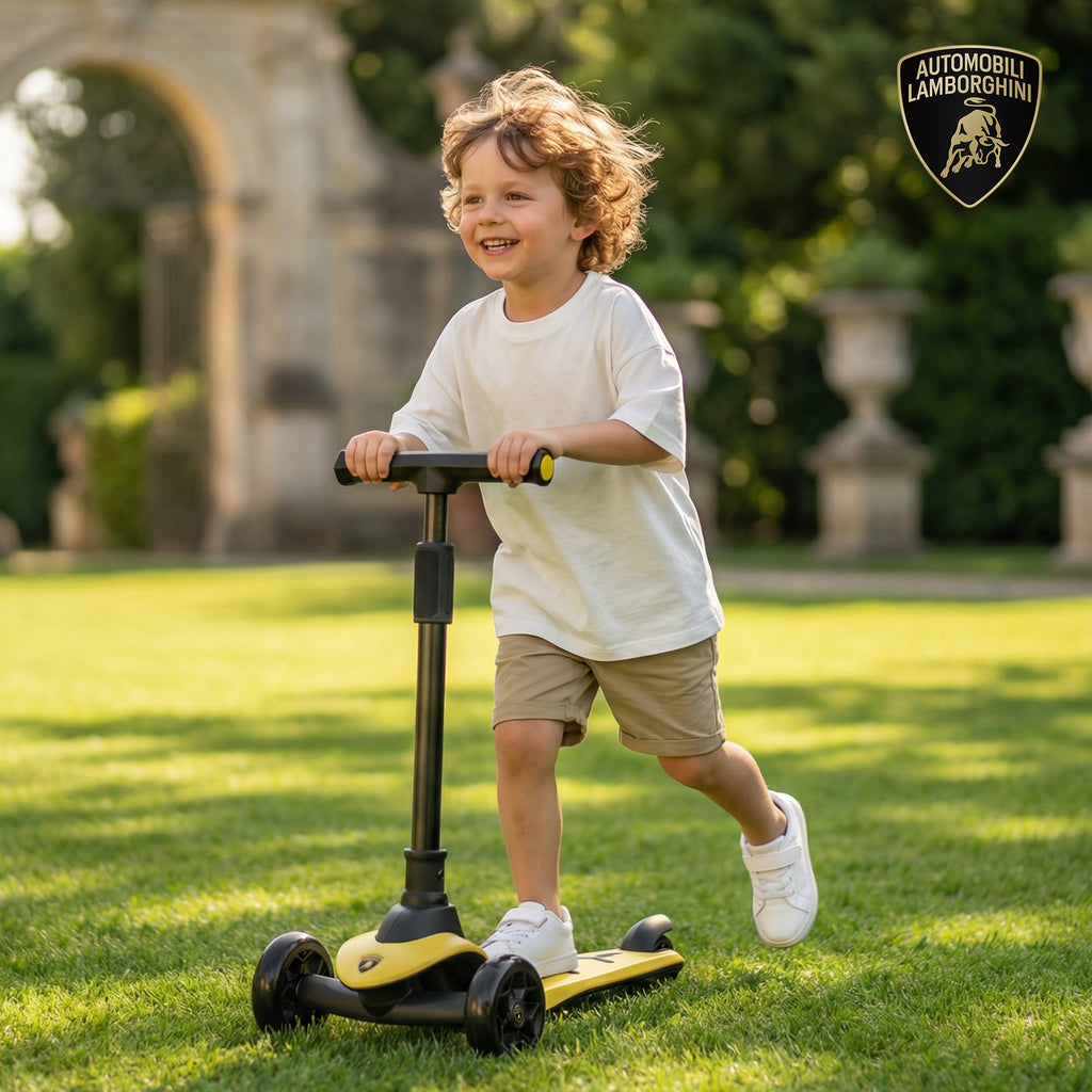Lamborghini 3 wheel kids scooter - Yellow - image 6