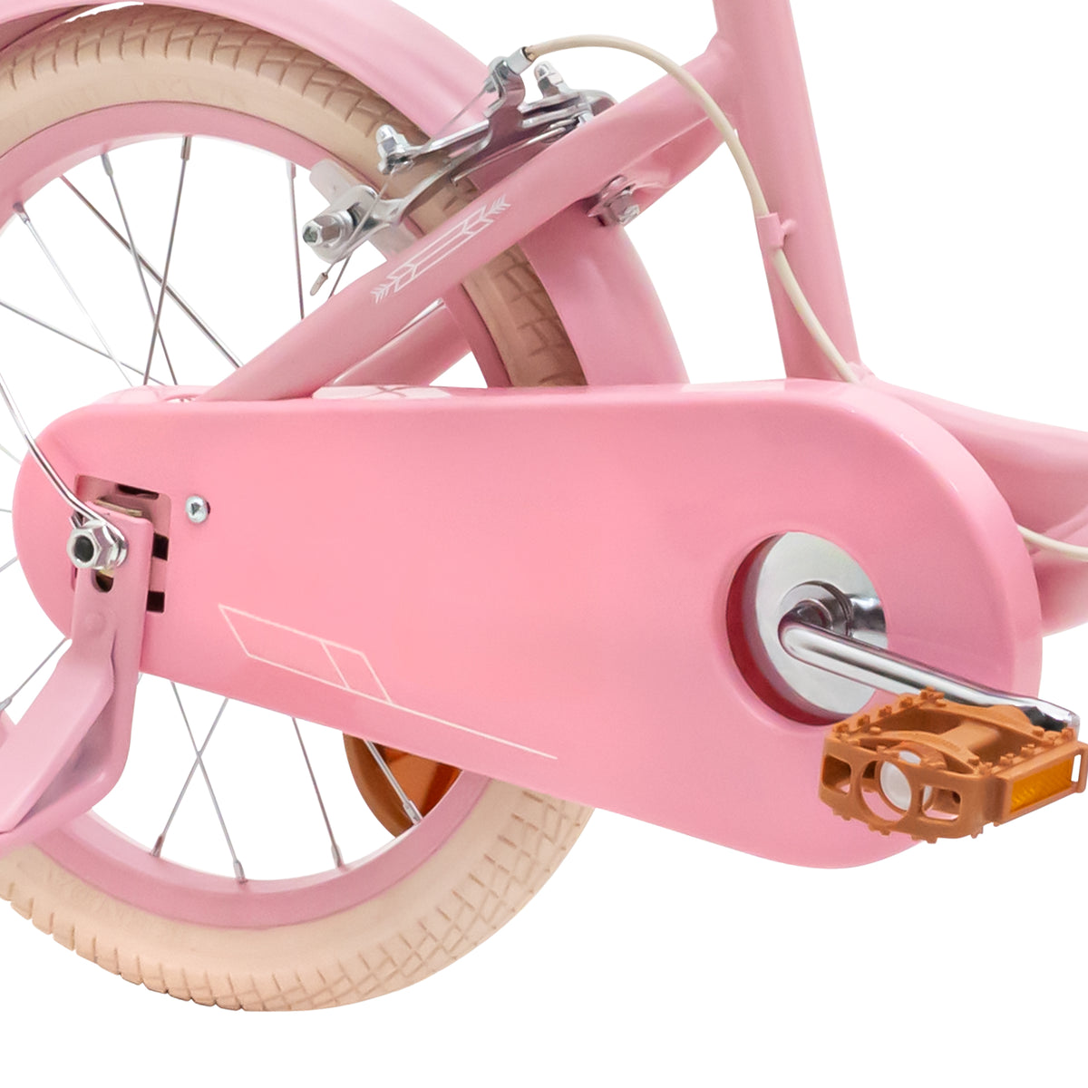 Huffy Vintage 16" Girls' Bike, aged 4 - 6 years, Pink