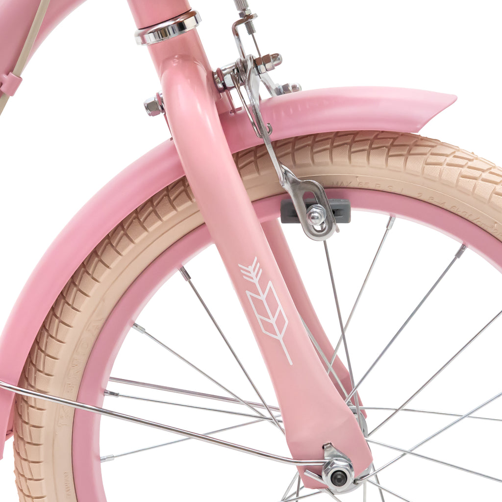 Huffy Vintage 16" Girls' Bike, aged 4 - 6 years, Pink