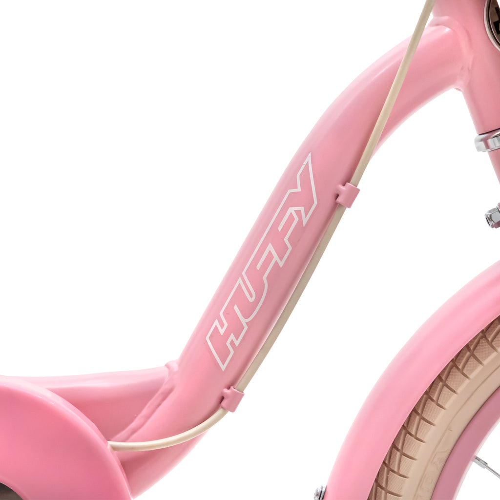 Huffy Vintage 16" Girls' Bike, aged 4 - 6 years, Pink