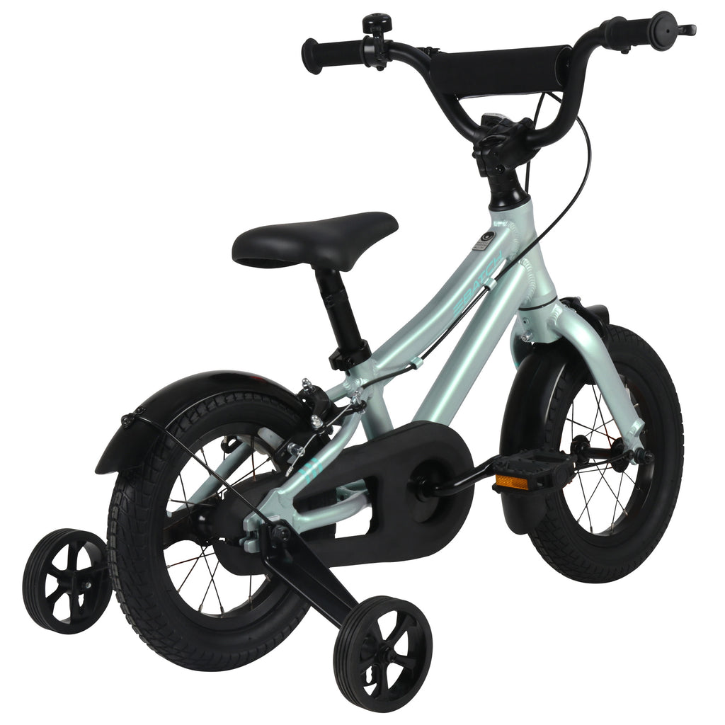 Batch 12in Kids Bike, Green, 3 to 5 year olds