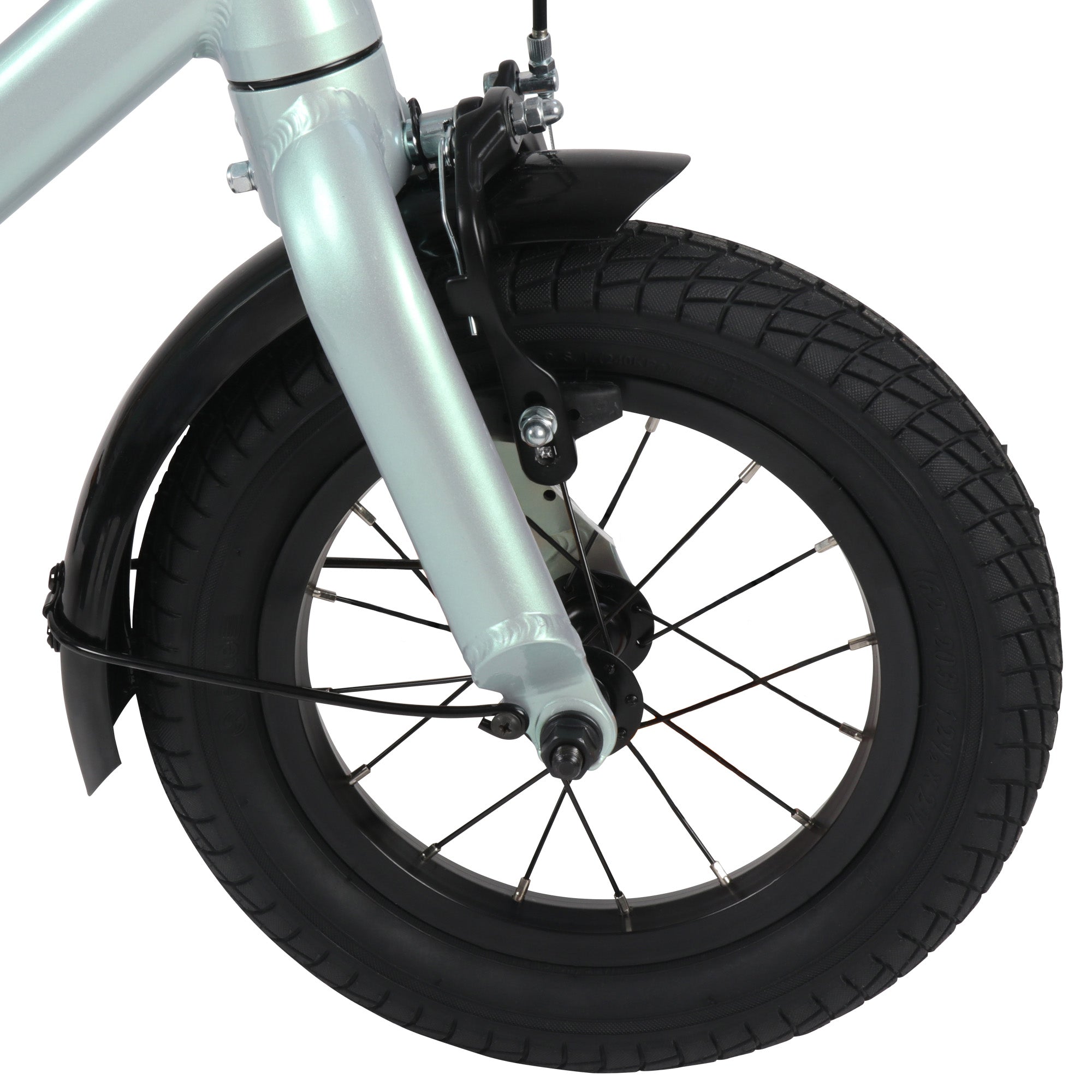 Batch 12in Kids Bike, Green, 3 to 5 year olds