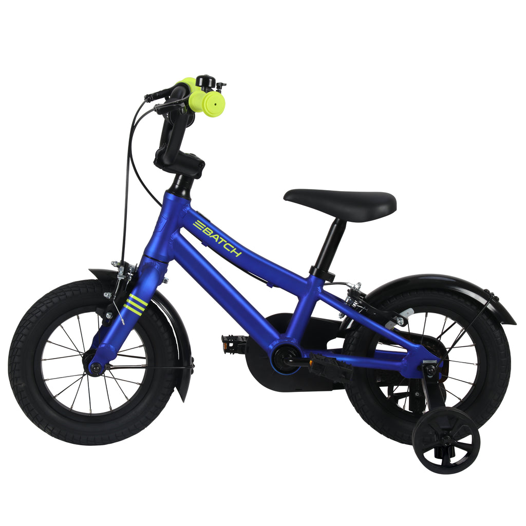 Batch 12in Kids Bike, Blue, 3 to 5 year olds
