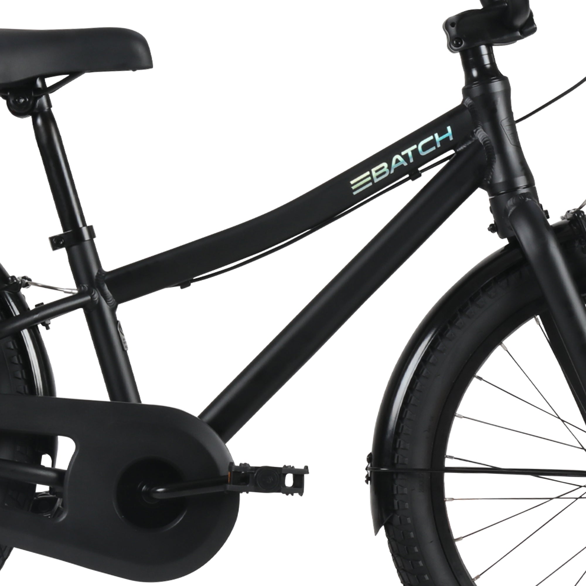 Batch 20" Kids Bike, Black, 6 to 9 year olds