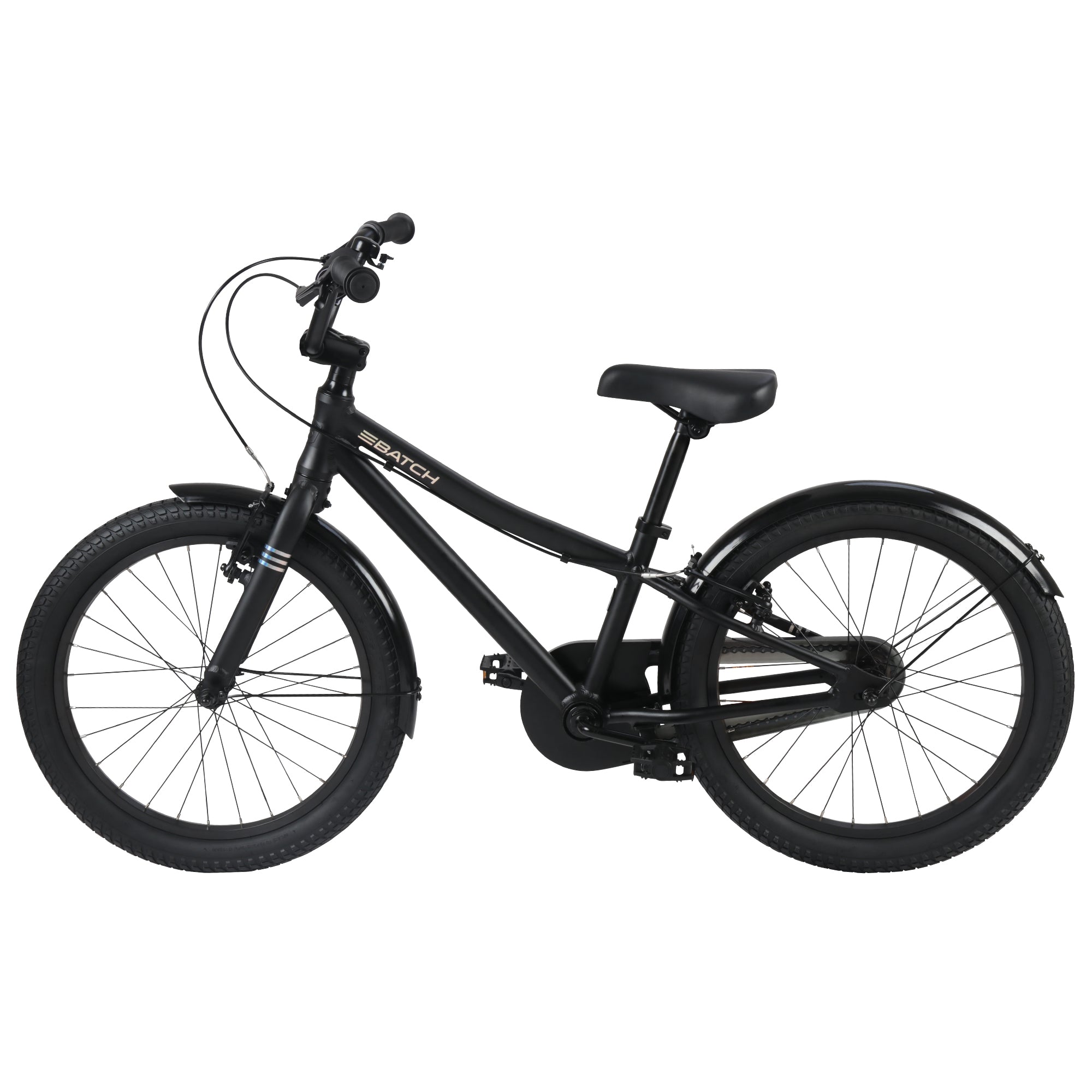 Batch 20" Kids Bike, Black, 6 to 9 year olds