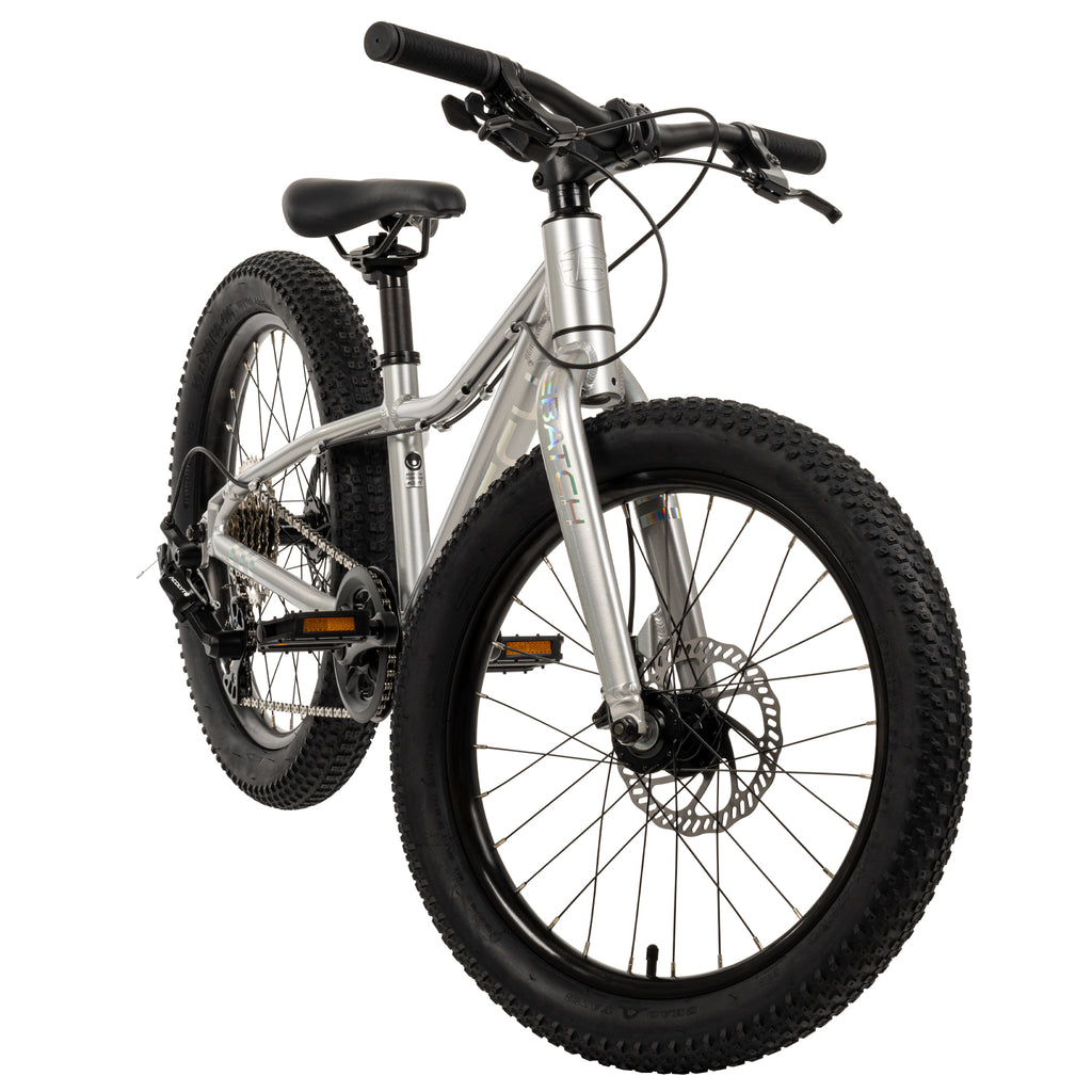 Batch 20" Kids Mountain Bike, Silver, 6 to 9 year olds