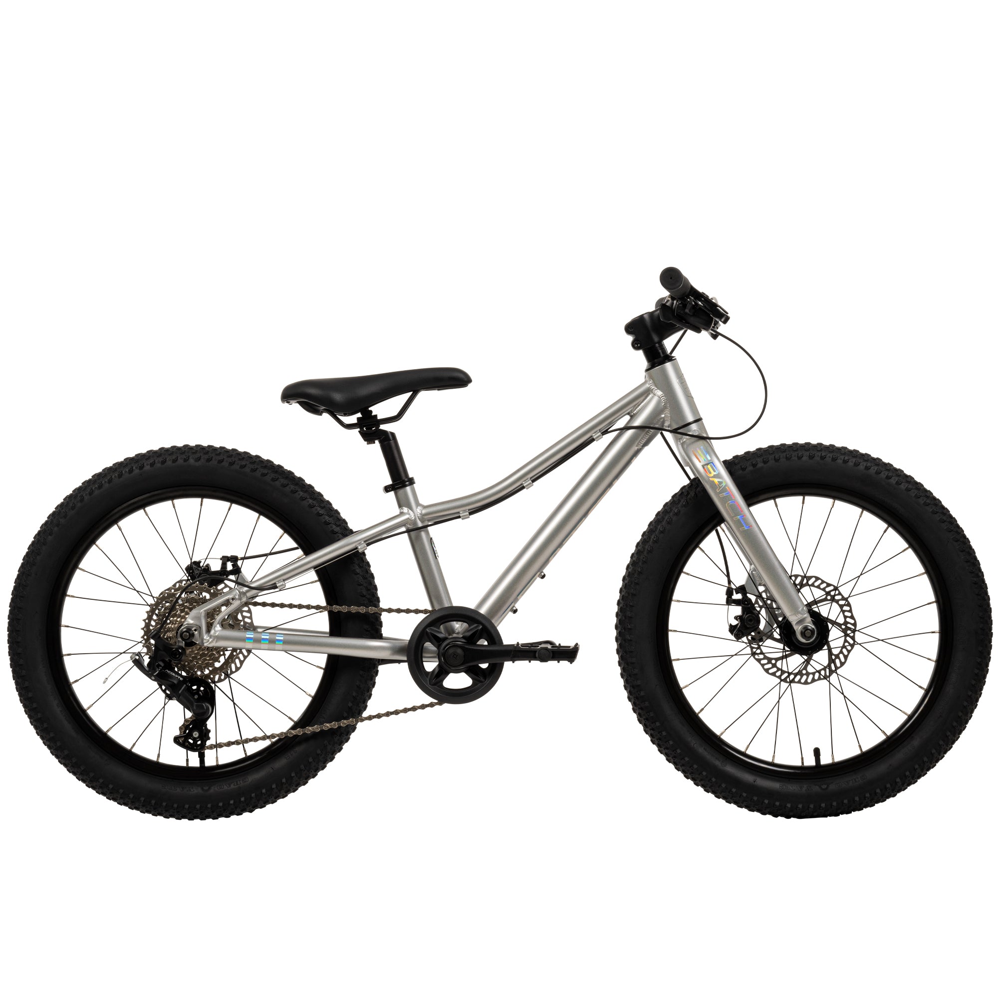 Batch 20" Kids Mountain Bike, Silver, 6 to 9 year olds