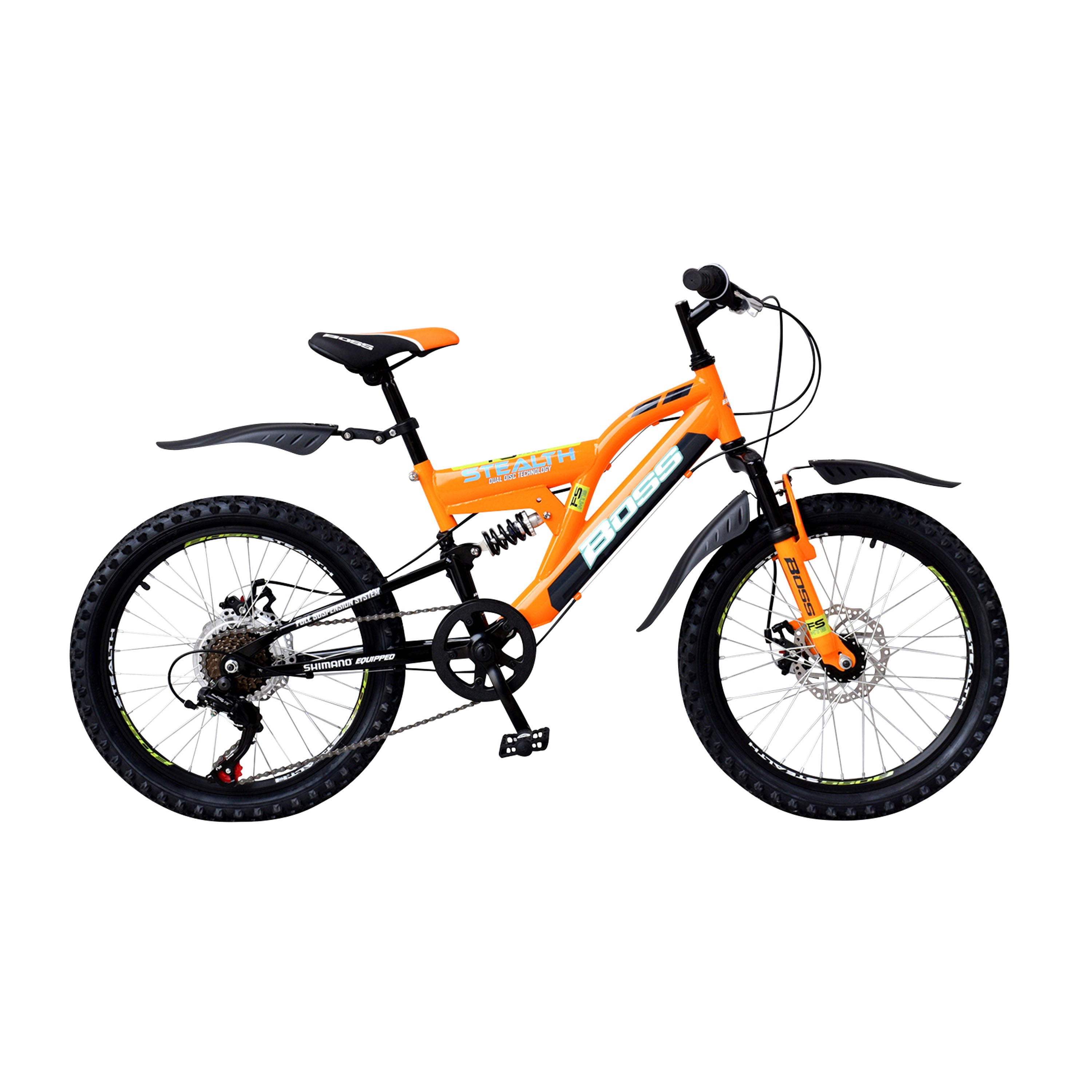 Boss Stealth 20-inch Mountain Bike - Orange