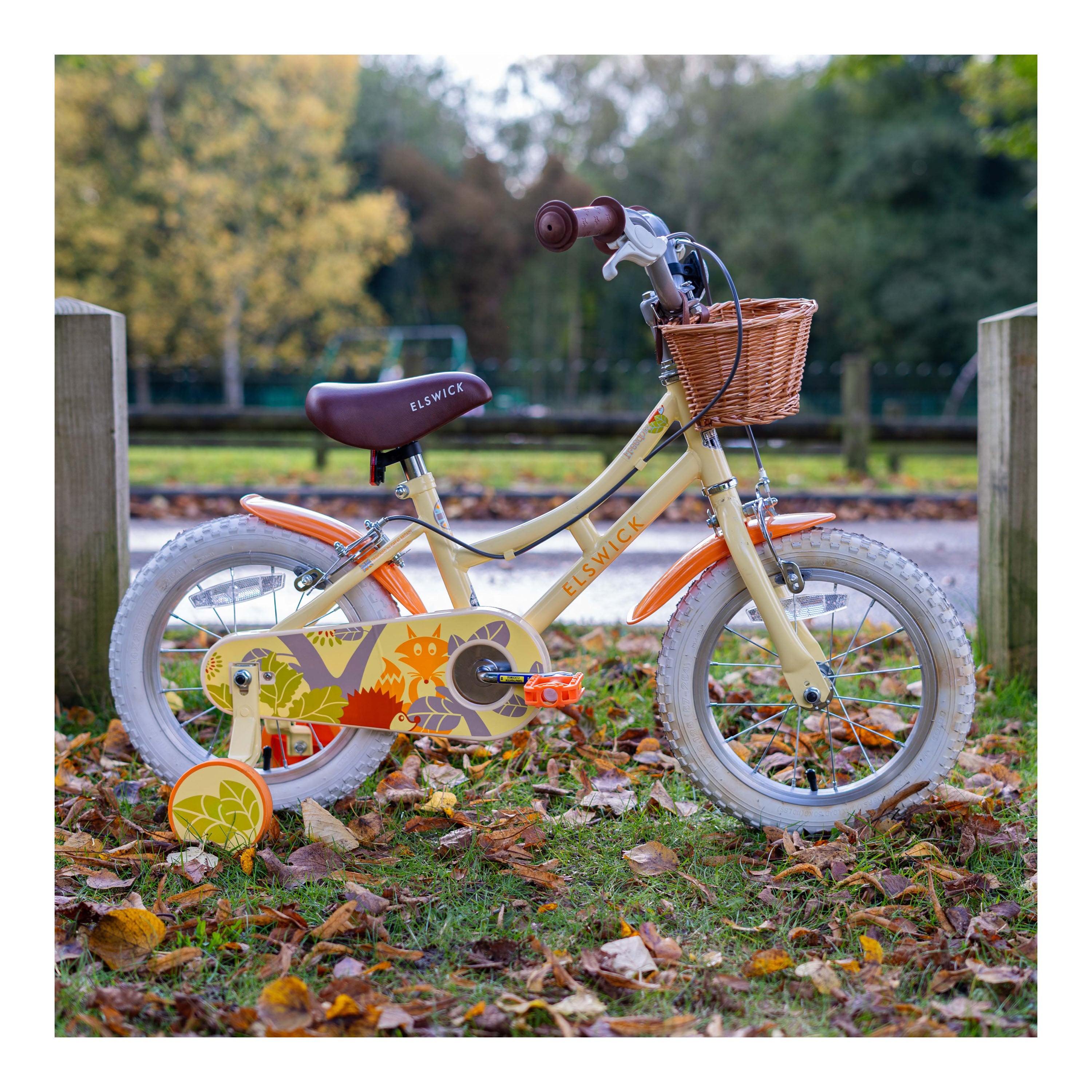 Elswick Freedom 14-inch Kids Heritage Bike - Cream/Orange