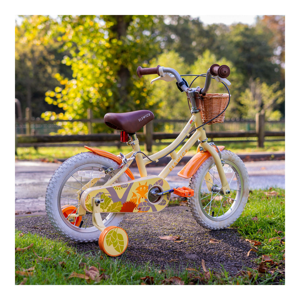 Elswick Freedom 14-inch Kids Heritage Bike - Cream/Orange