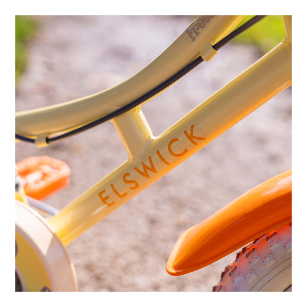 Elswick Freedom 14-inch Kids Heritage Bike - Cream/Orange