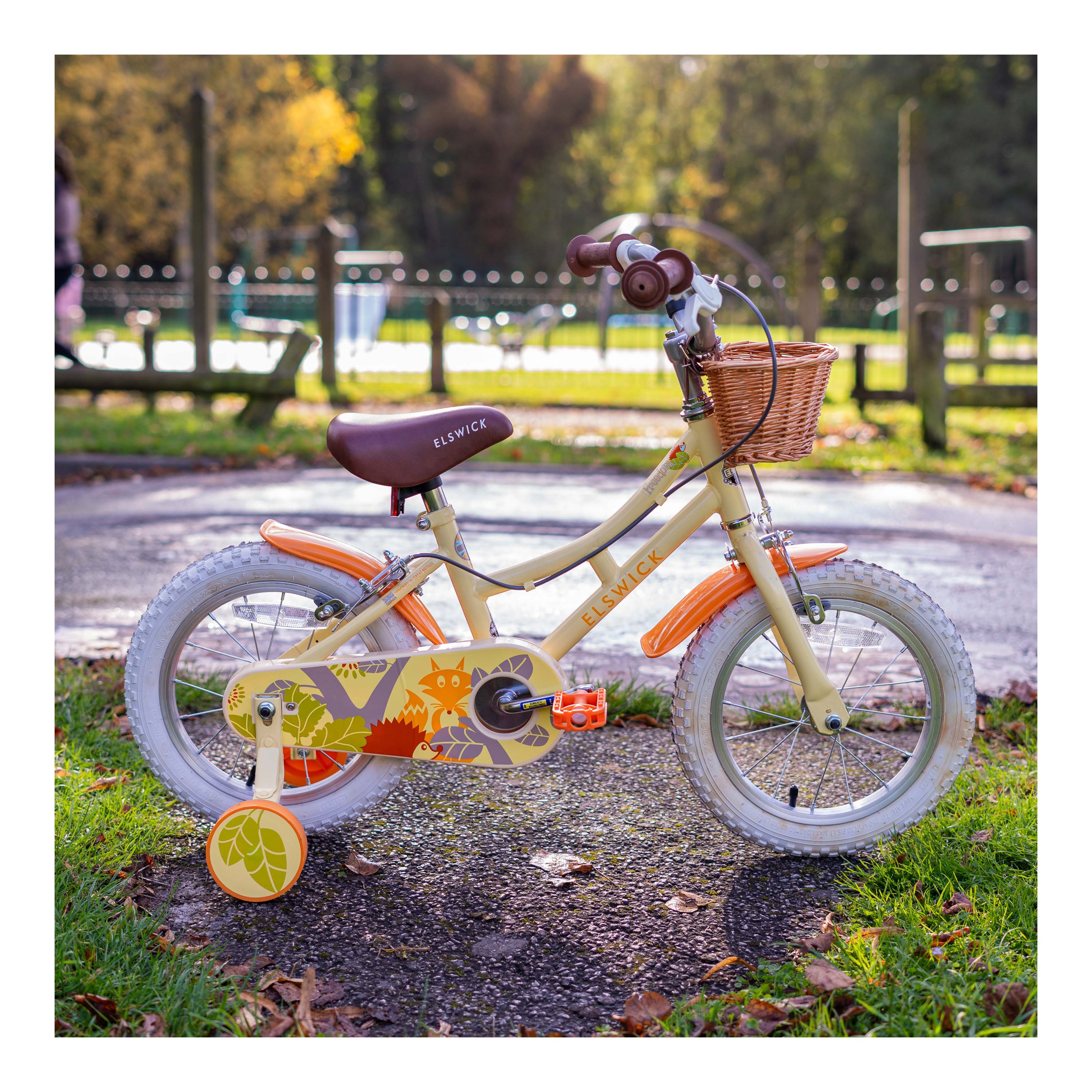 Elswick Freedom 14-inch Kids Heritage Bike - Cream/Orange