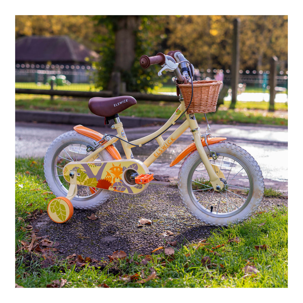 Elswick Freedom 14-inch Kids Heritage Bike - Cream/Orange