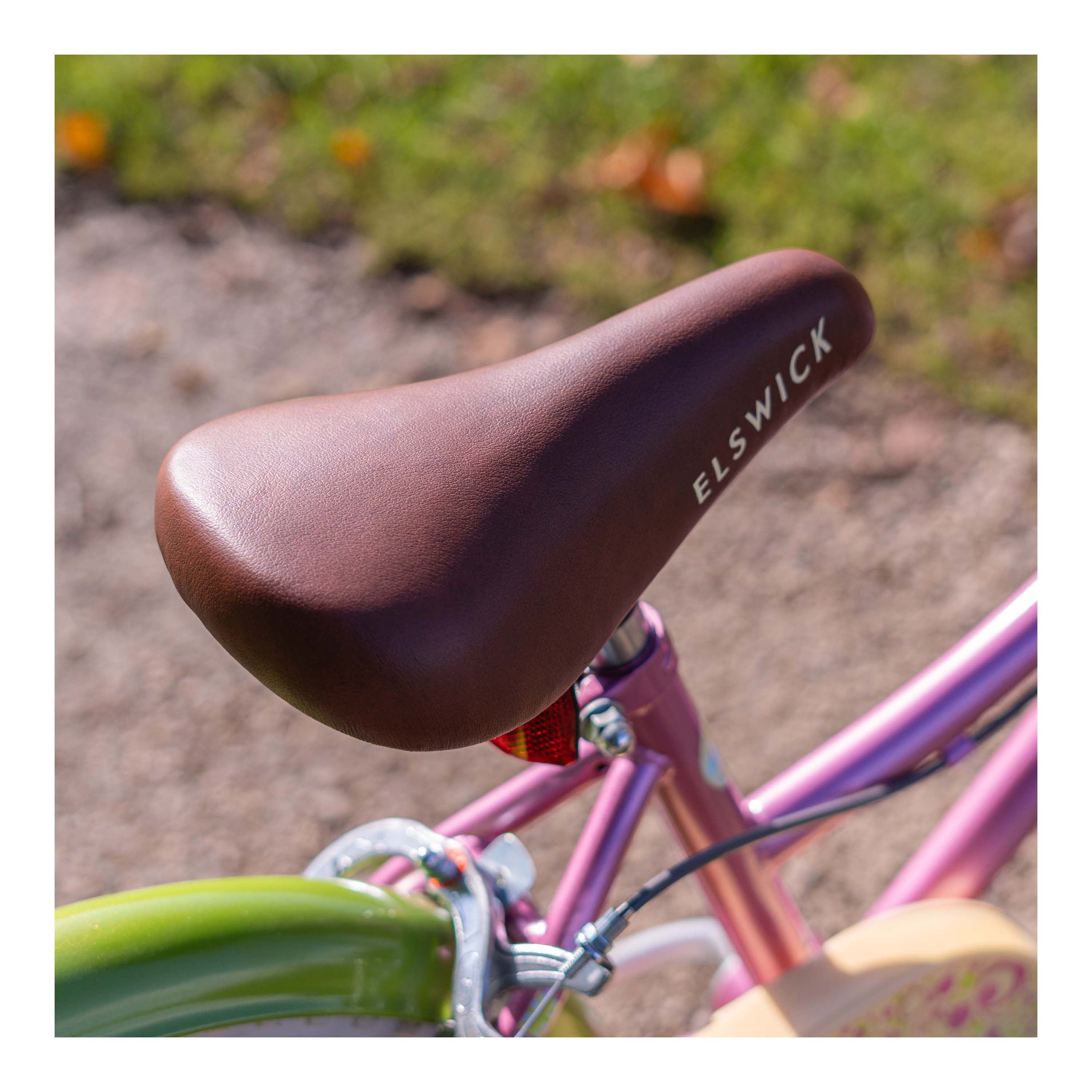 Elswick Hope 16-inch Kids Heritage Bike - Dark Pink/Green