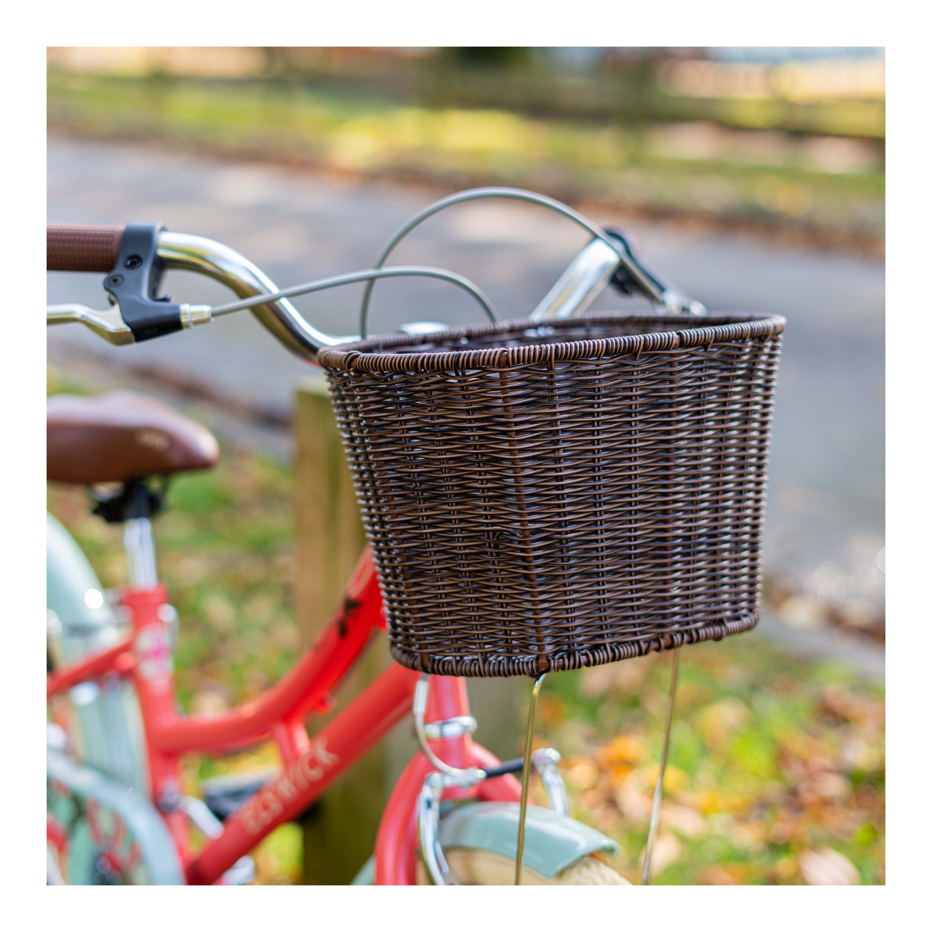 Elswick Harmony 18-inch Kids Heritage Bike - Coral/Khaki Green