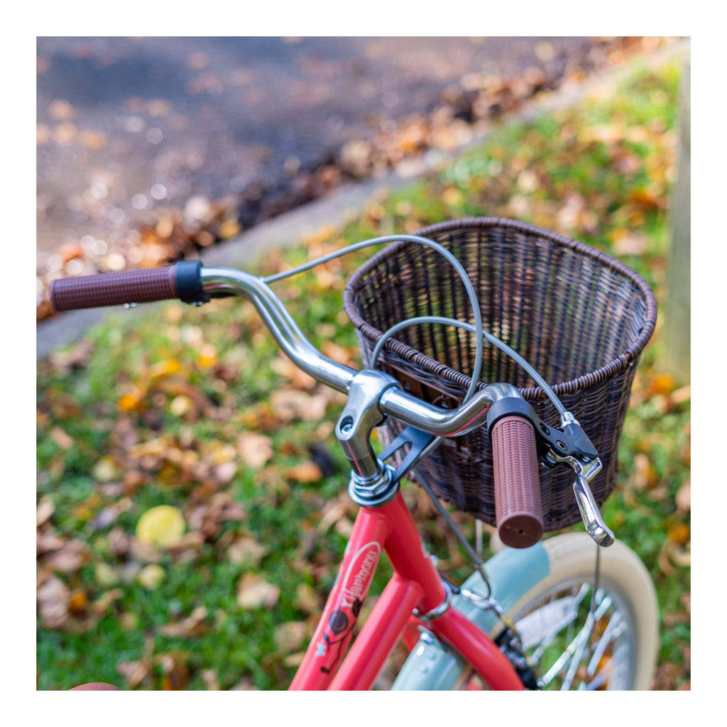 Elswick Harmony 18-inch Kids Heritage Bike - Coral/Khaki Green
