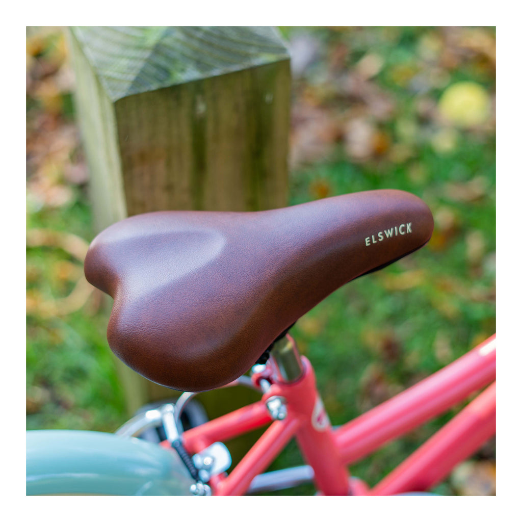Elswick Harmony 18-inch Kids Heritage Bike - Coral/Khaki Green