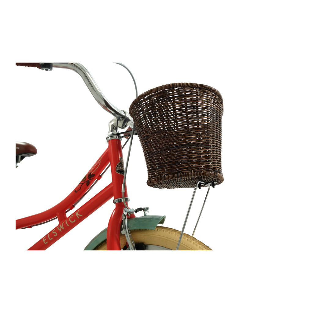 Elswick Harmony 18-inch Kids Heritage Bike - Coral/Khaki Green