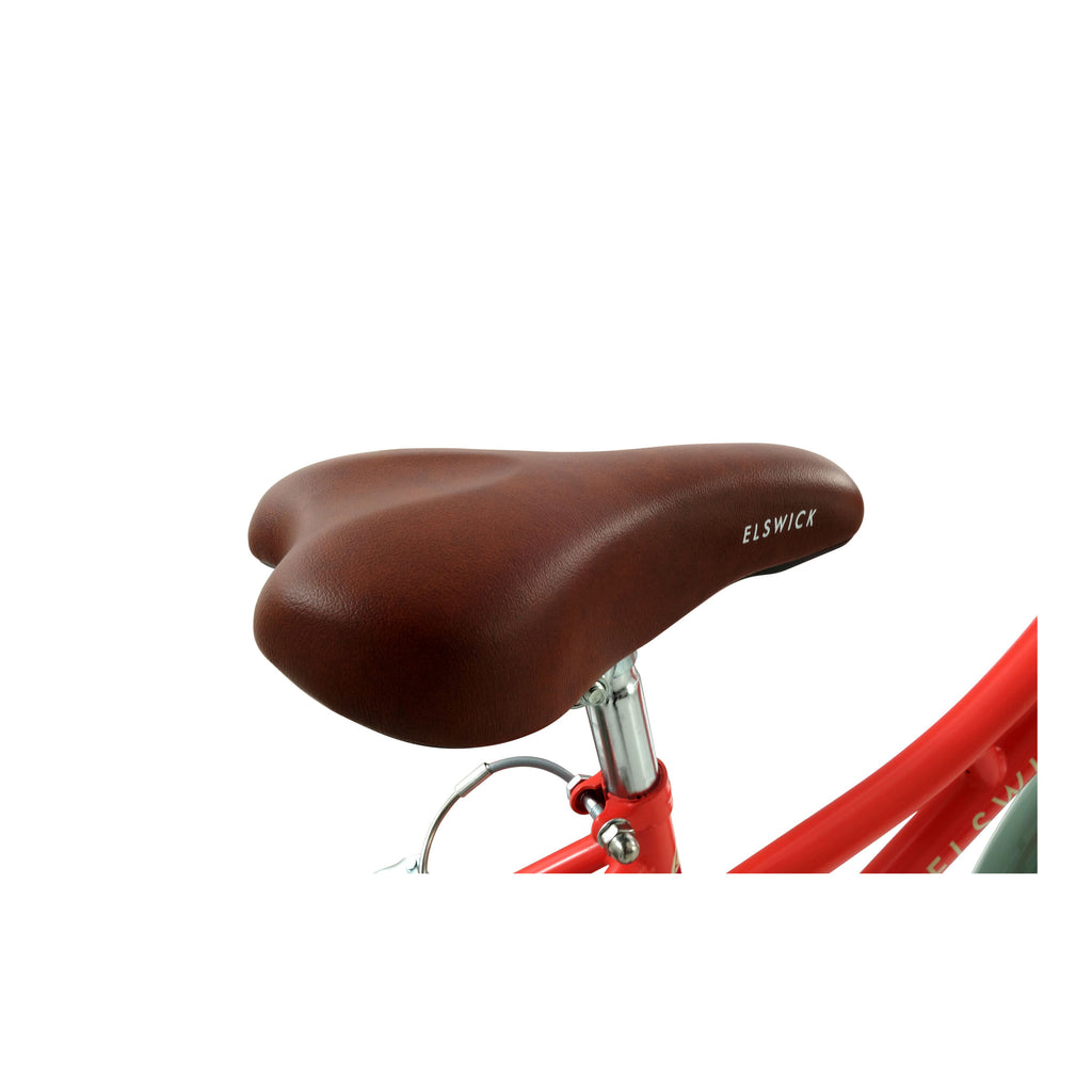 Elswick Harmony 18-inch Kids Heritage Bike - Coral/Khaki Green