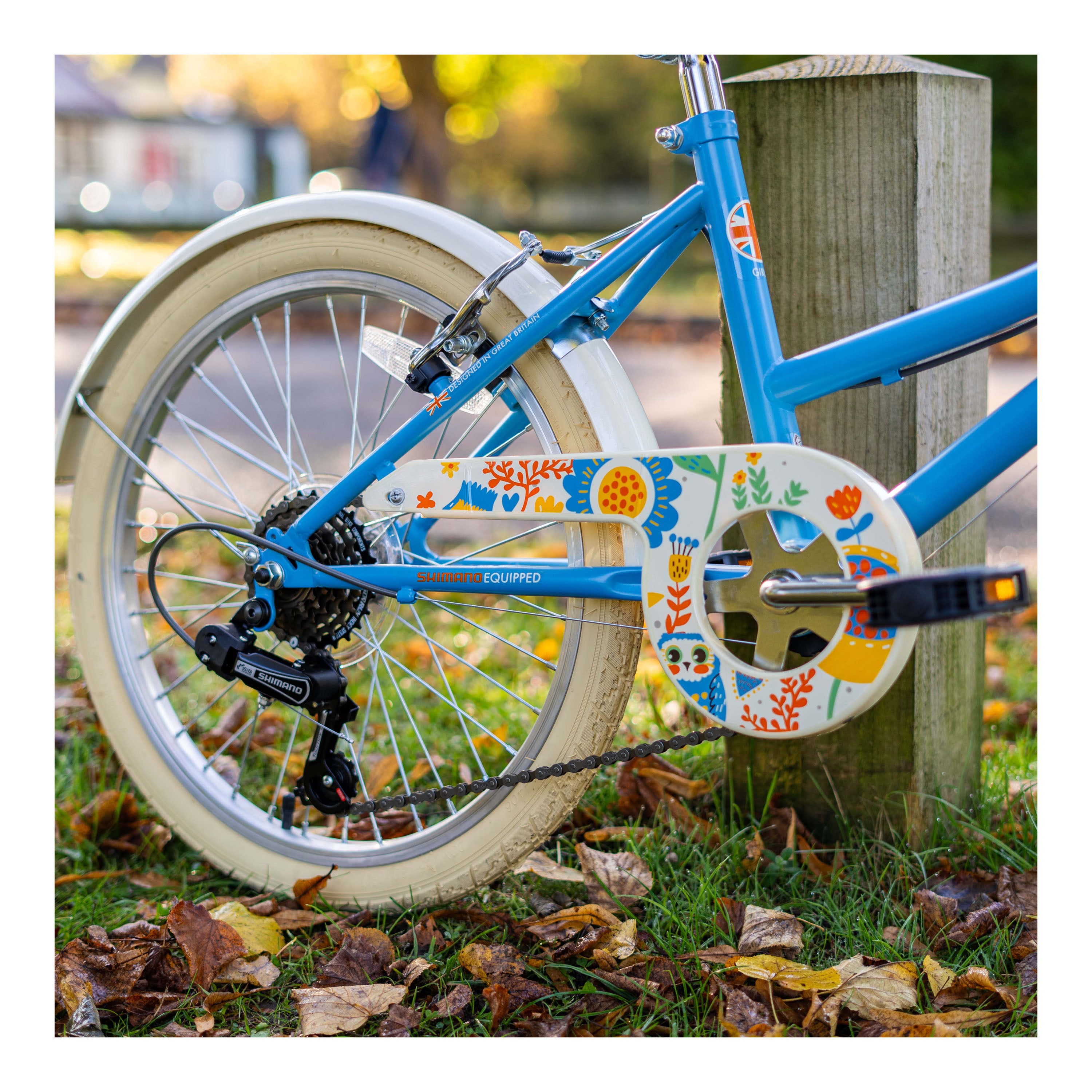 Elswick Cherish 20-inch Kids Heritage Bike - Blue/Cream