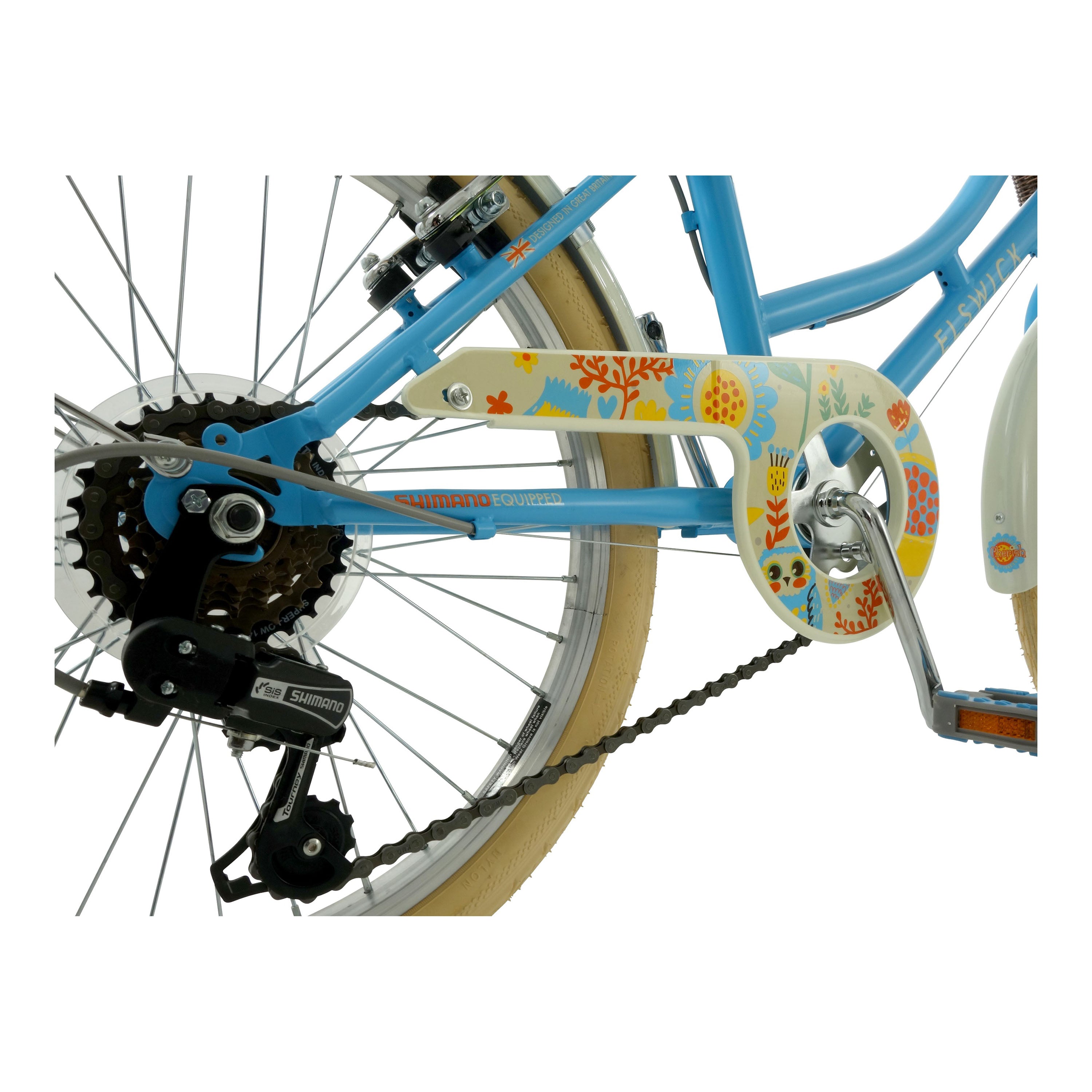 Elswick Cherish 20-inch Kids Heritage Bike - Blue/Cream