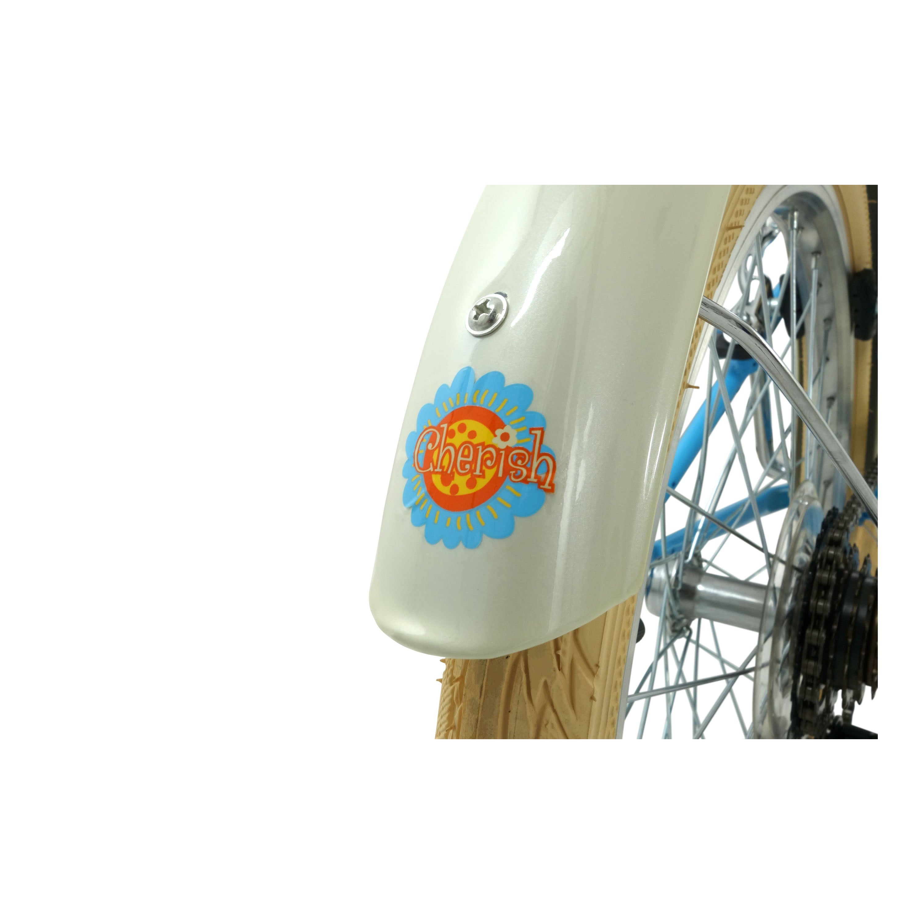Elswick Cherish 20-inch Kids Heritage Bike - Blue/Cream