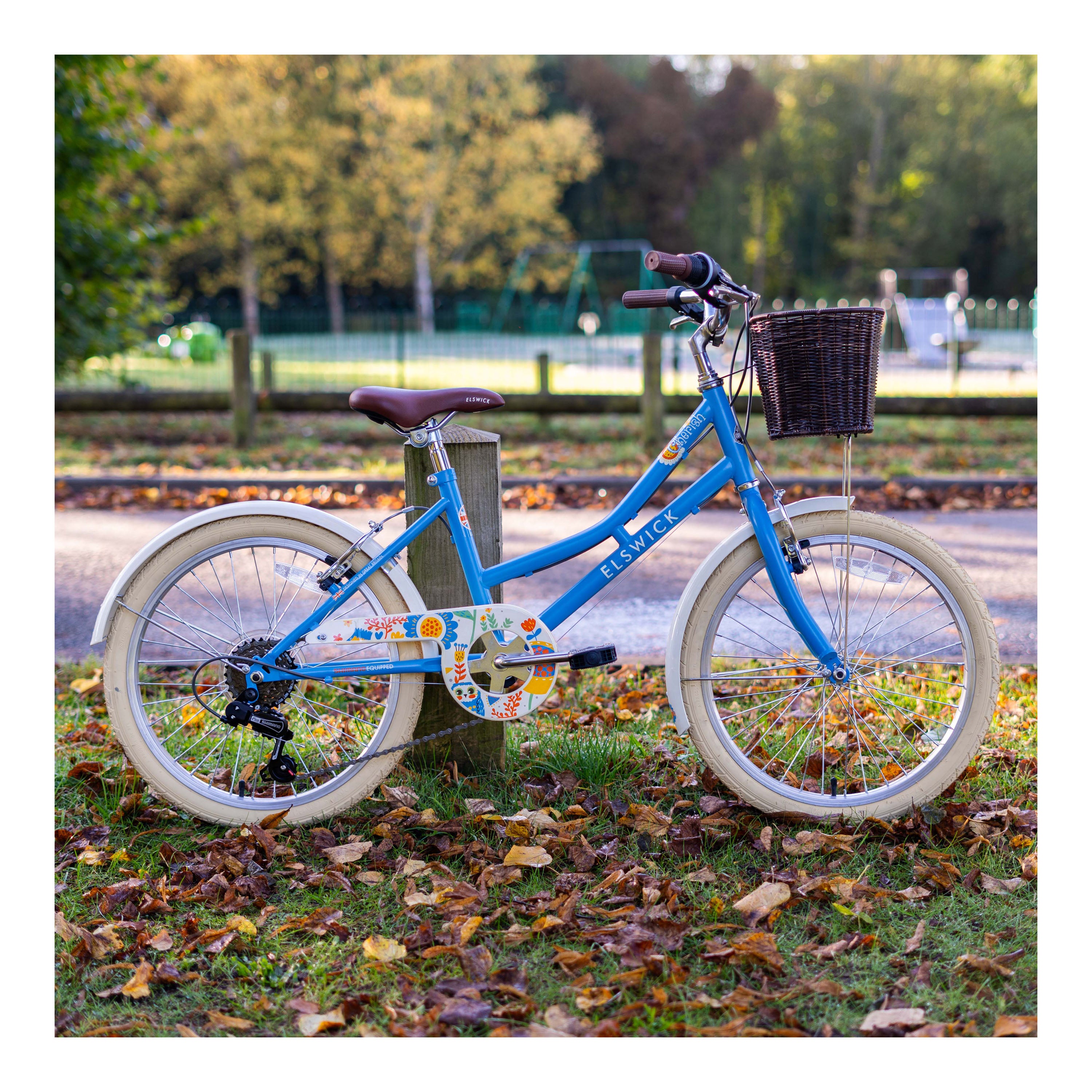 Elswick Cherish 20-inch Kids Heritage Bike - Blue/Cream